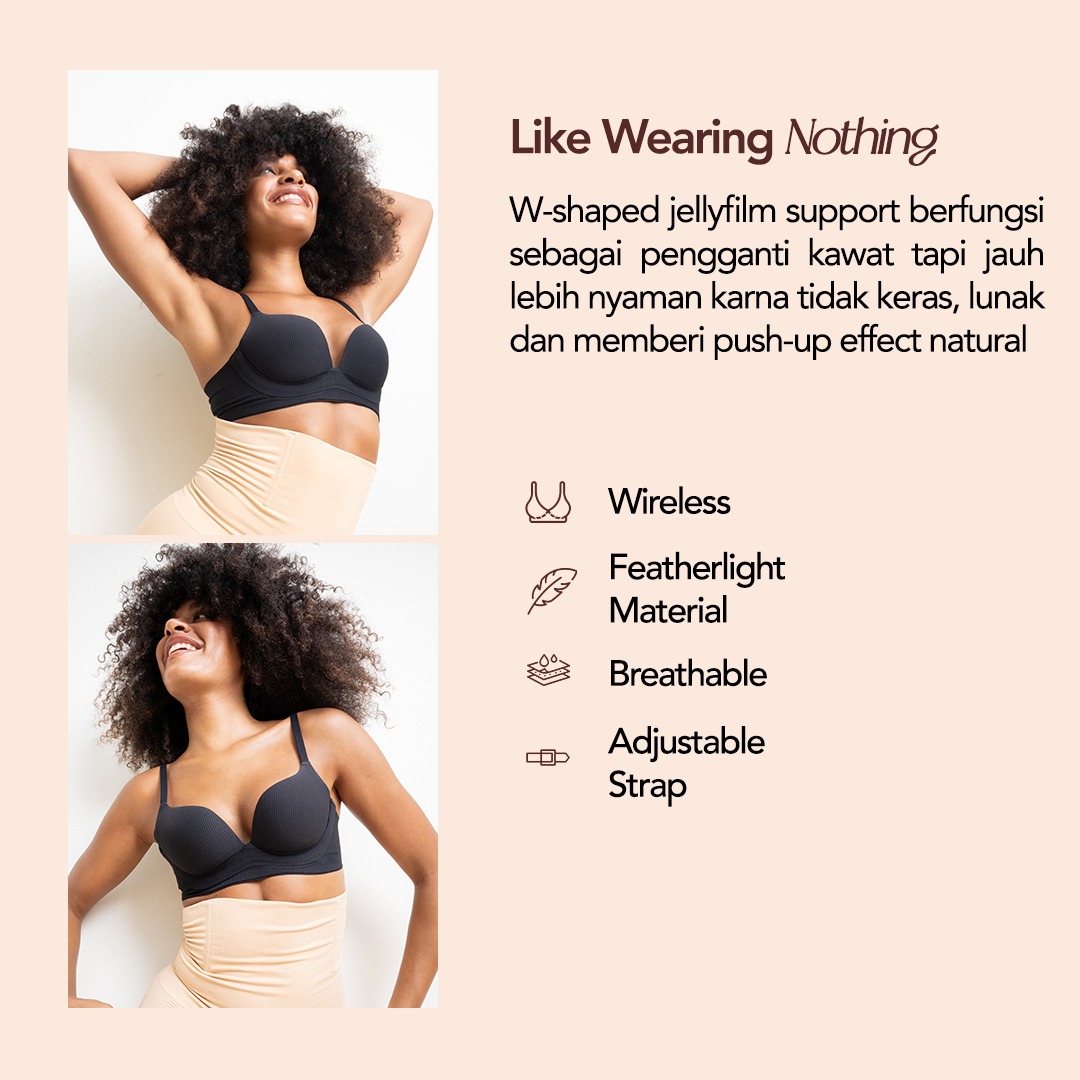 HERSHAPE | SEAMLESS PUSH-UP BRA ( 1 PCS )