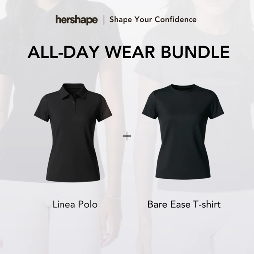 Image of Hershape All day Wear Bundle | Linea Polo + Bare East T-Shirt