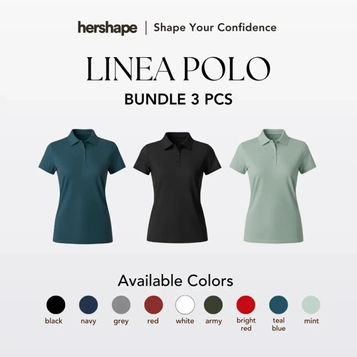Linea Polo Hershape 3 Pcs