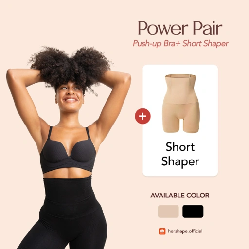 Image of Hershape Power Pair  | 1 Push-Up Bra + 1 Short Shaper 