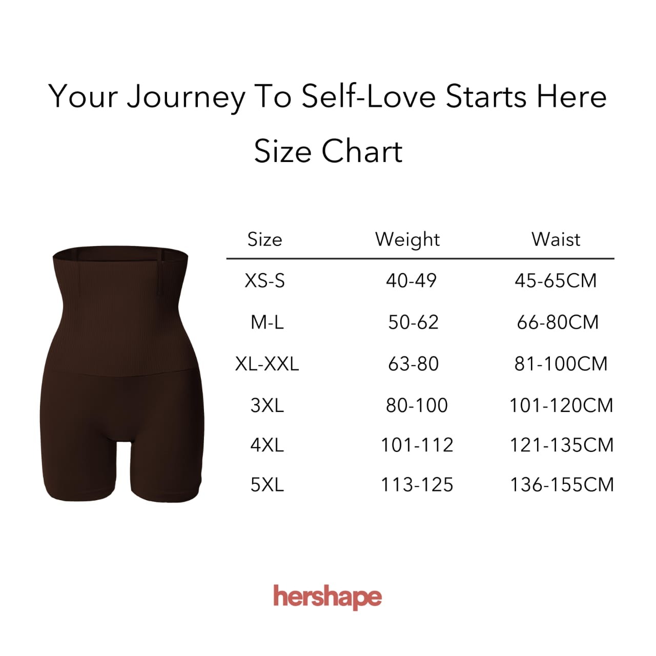 Hershape Comfy Bundle | 1 Short Shaper + 1 Comfort Bra [ BLACK ]