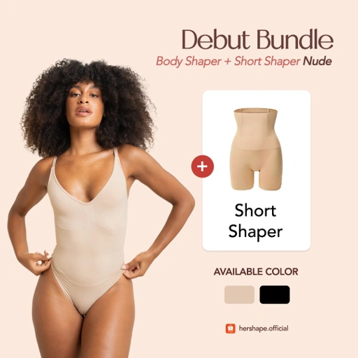 Image of Hershape DEBUT Bundle | 1 Body Shaper + 1 Short shaper 