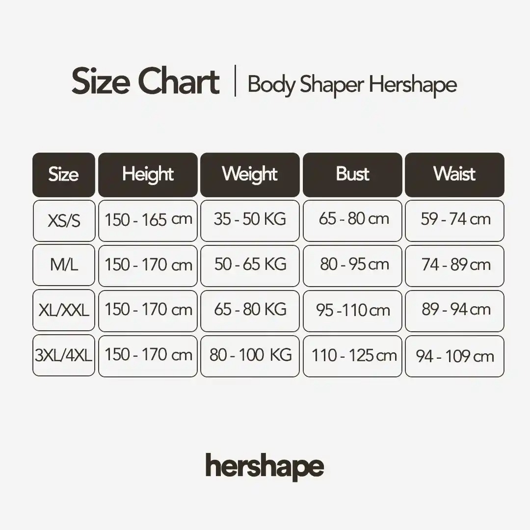 Hershape DEBUT Bundle | 1 Body Shaper + 1 Short shaper 