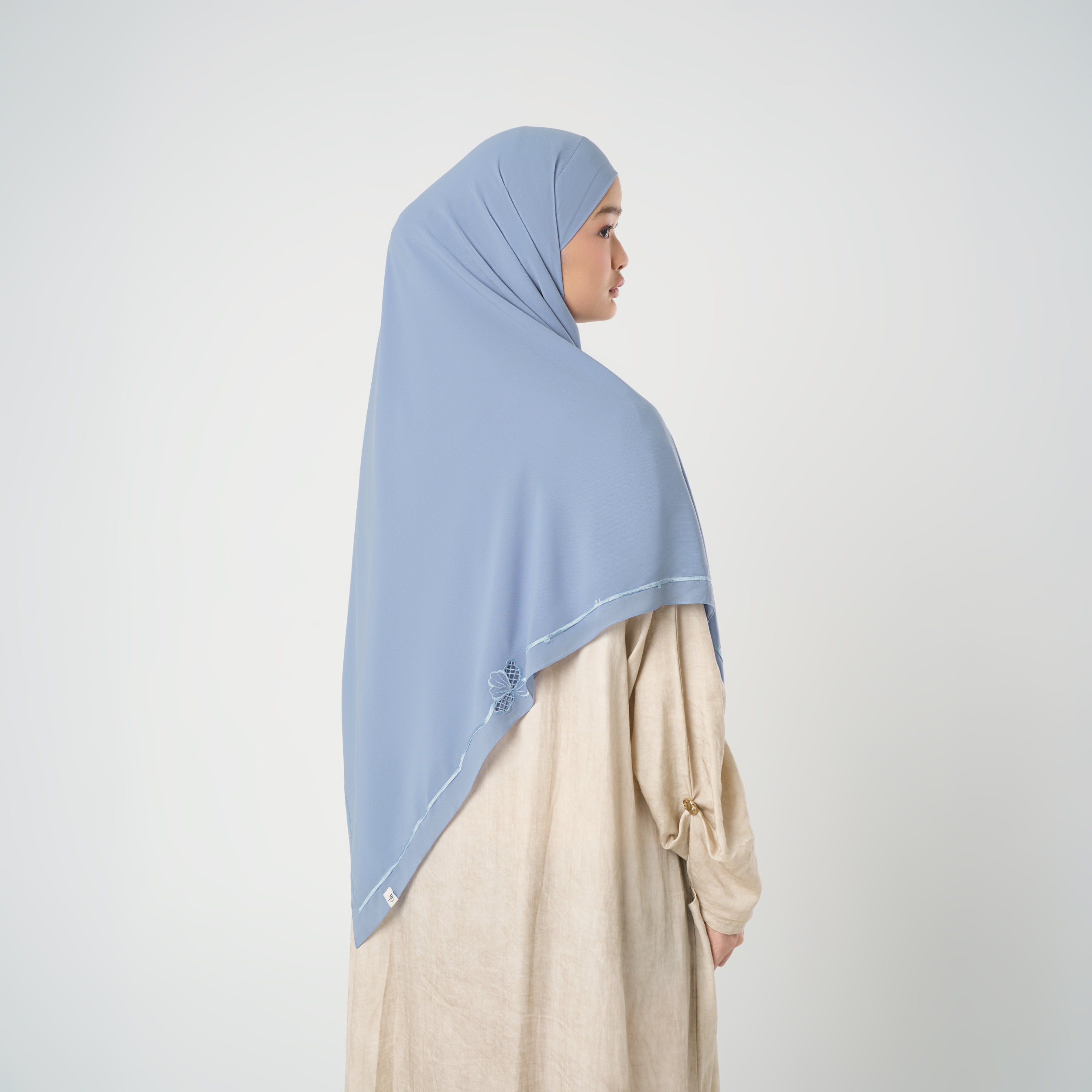 Afina Embroidery Instant - Khimar Bordir Premium