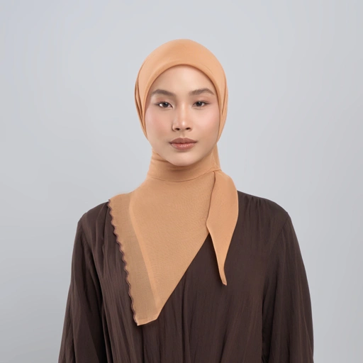 Image of Aryn Embroidery - Hijab Segiempat Bordir Gelombang