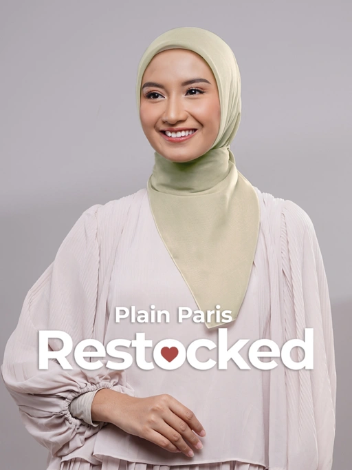 Image of Plain Paris - Hijab Segiempat Paris Jepang Premium Blue & Green Series