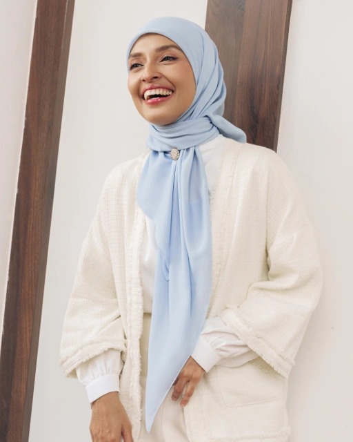 Image of Plain Twill New Series - Hijab Segiempat Paris Jepang Premium
