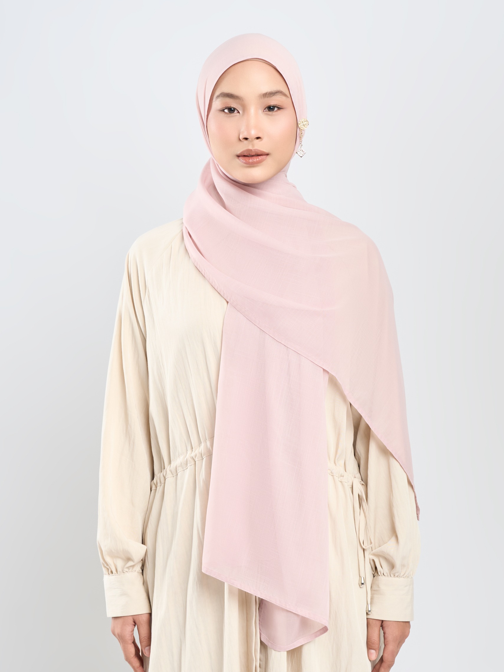 Floe Pashmina Slub - Pashmina Flowy Premium