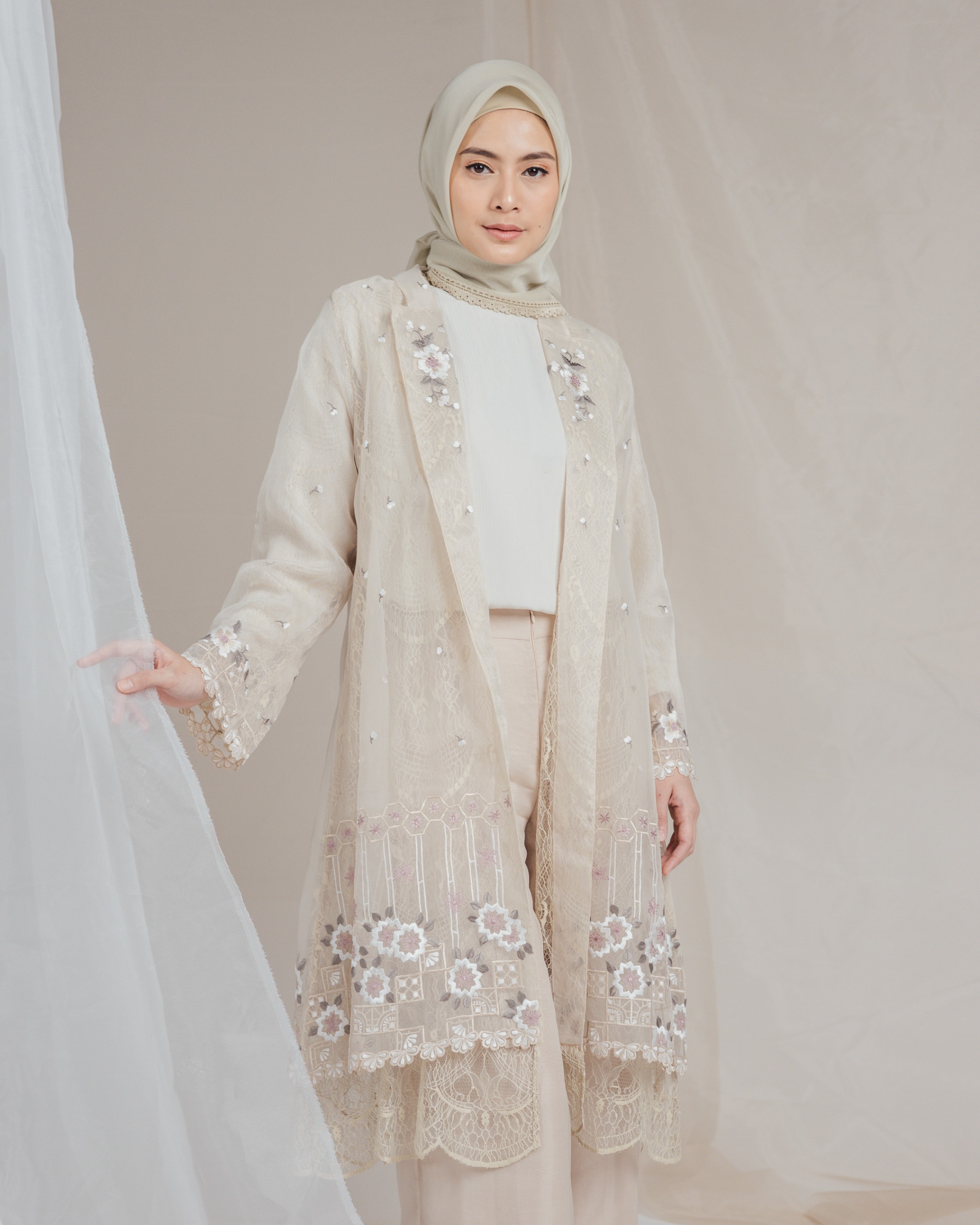Kazumi Outer - Cardigan Panjang Premium
