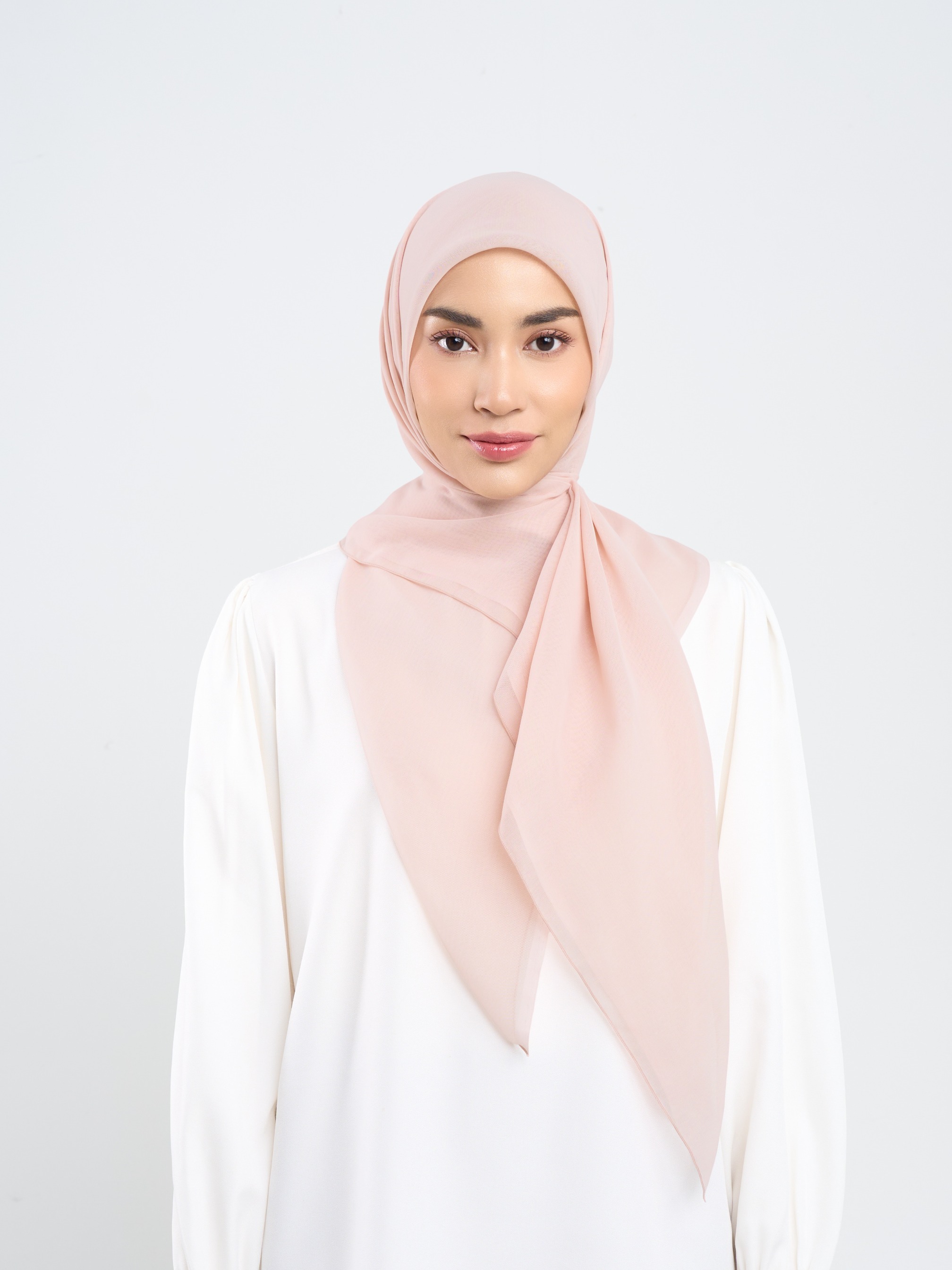Plain Paris - Hijab Segiempat Paris Jepang Premium Red, Pink & Peach Series