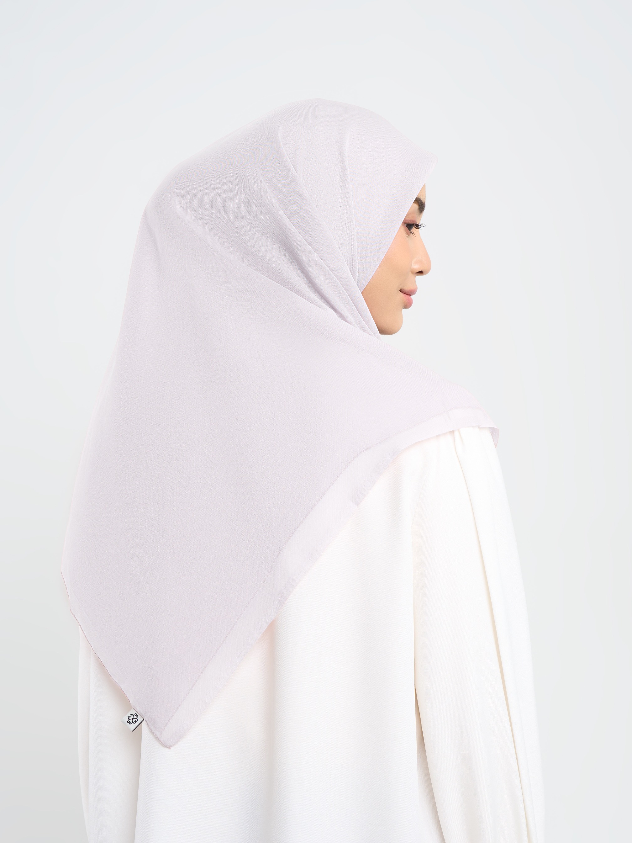 Plain Paris - Hijab Segiempat Paris Jepang Premium Grey and Purple Series