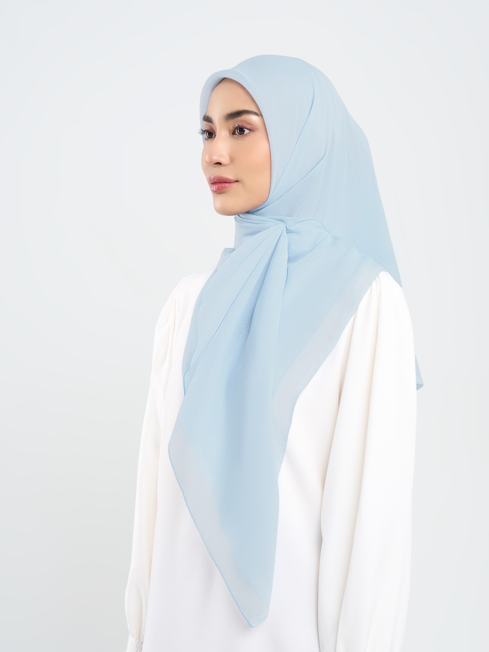 Plain Paris - Hijab Segiempat Paris Jepang Premium Blue & Green Series