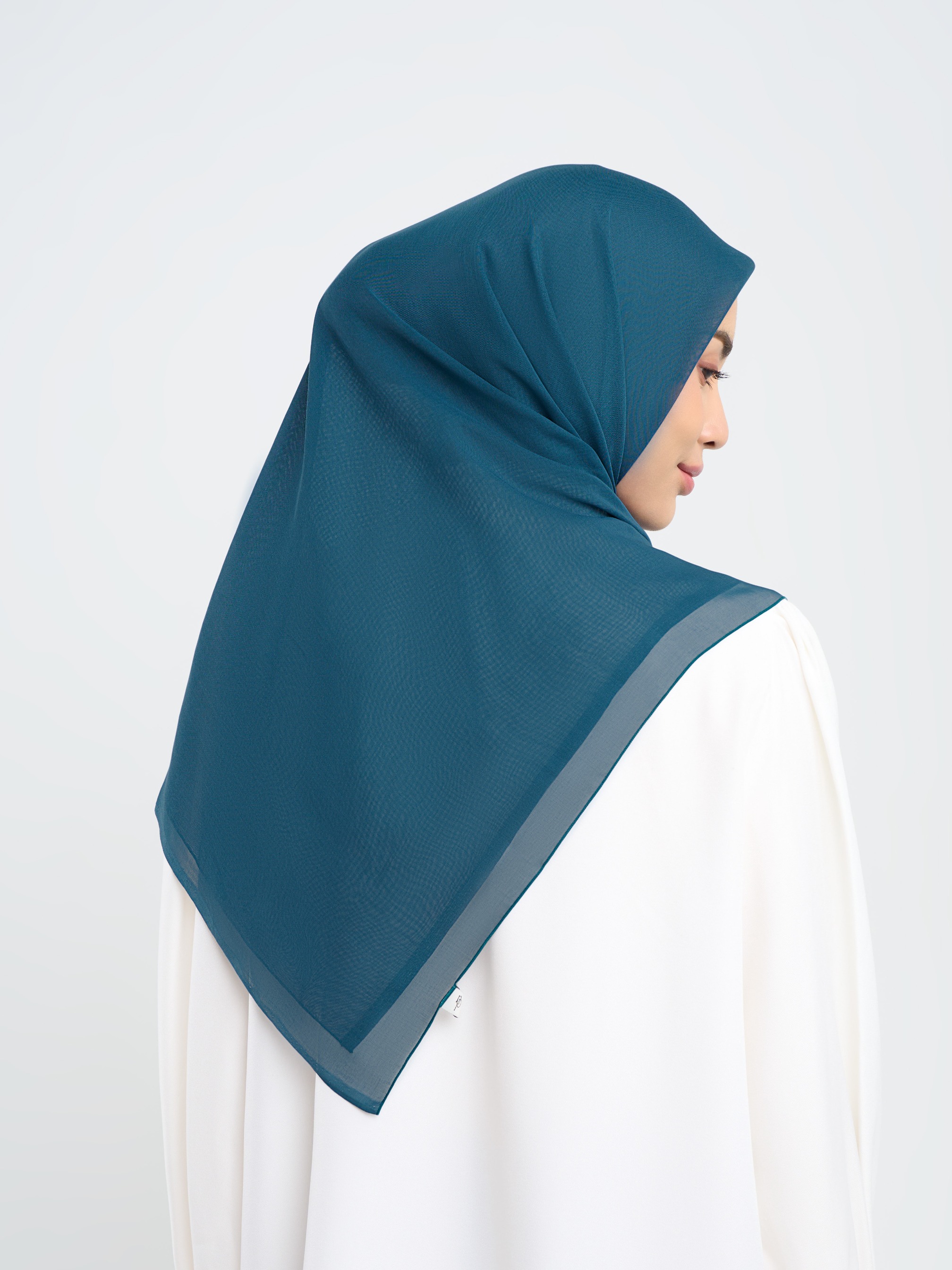 Plain Paris - Hijab Segiempat Paris Jepang Premium Blue & Green Series