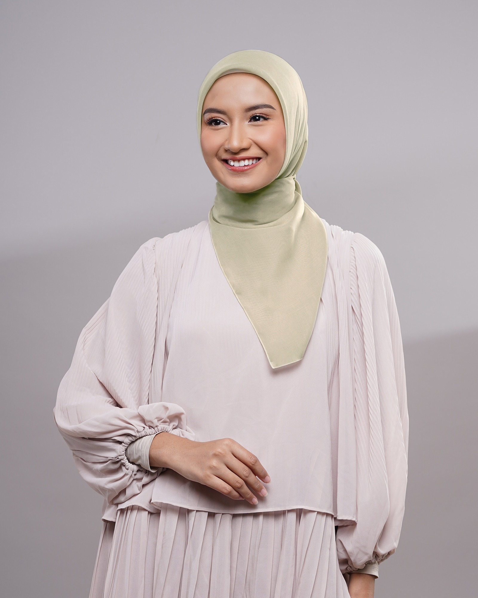 Plain Paris - Hijab Segiempat Paris Jepang Premium Blue & Green Series