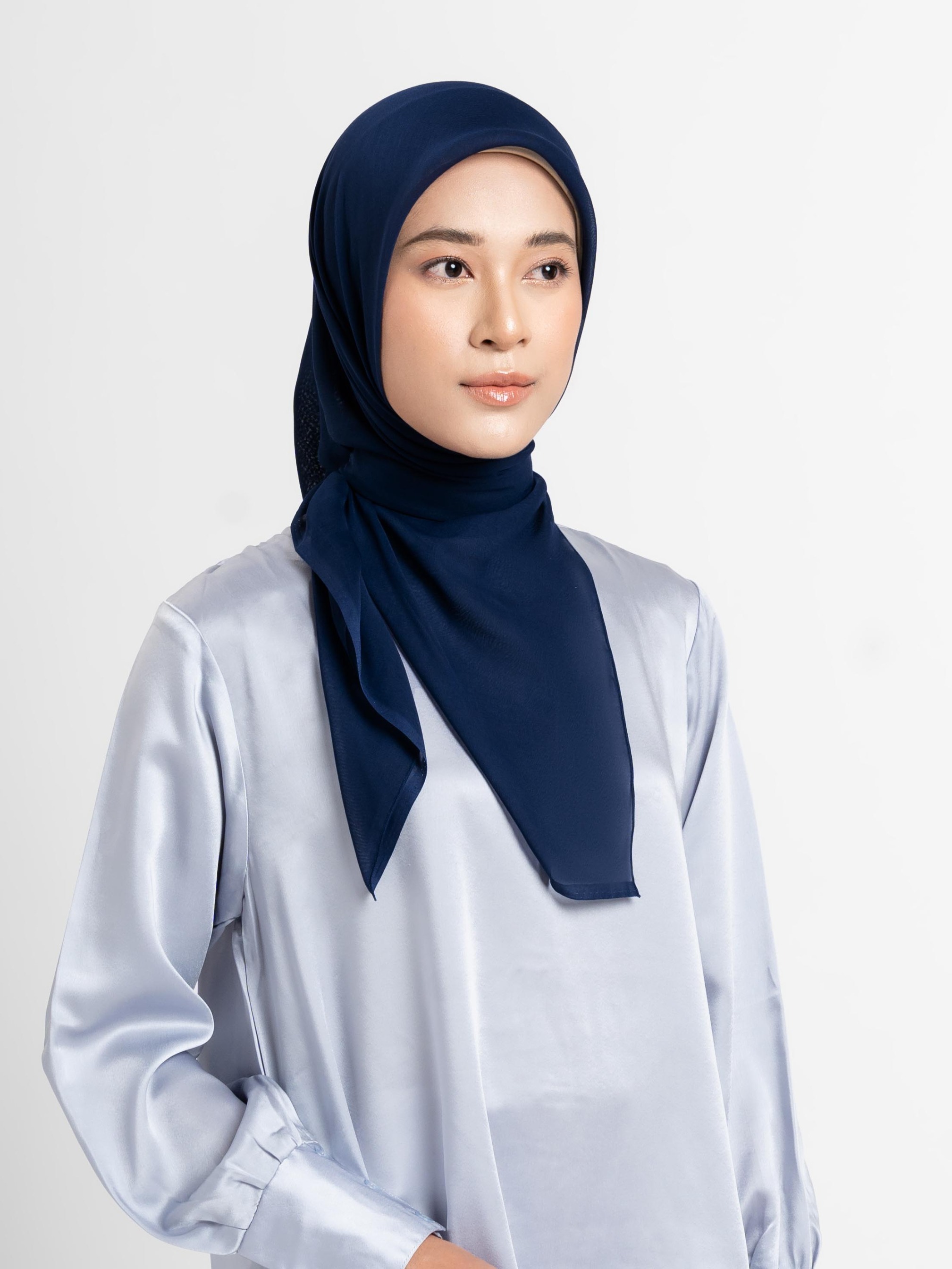 Plain Paris - Hijab Segiempat Paris Jepang Premium Blue & Green Series