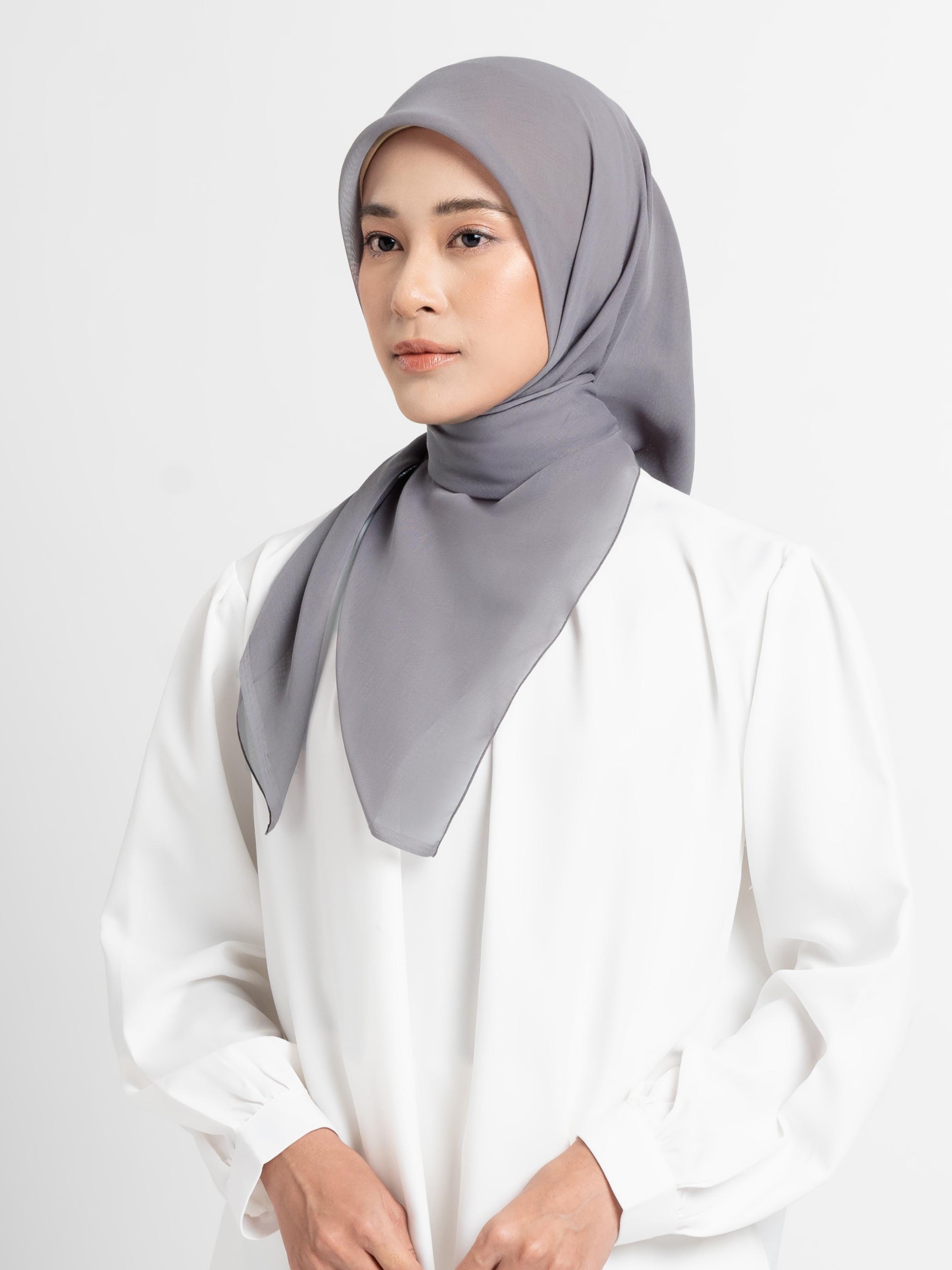 Plain Paris - Hijab Segiempat Paris Jepang Premium Blue & Green Series
