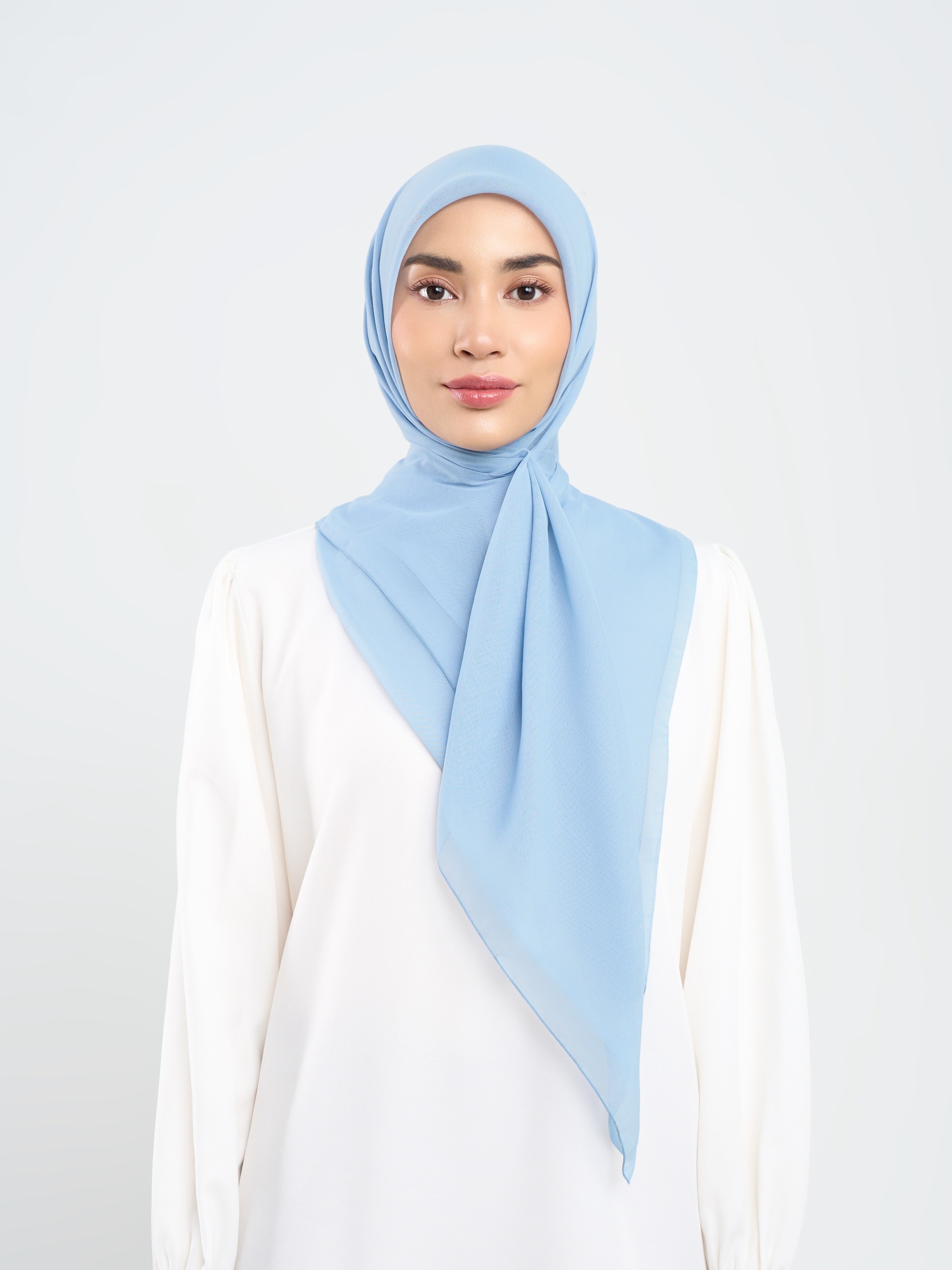 Plain Paris - Hijab Segiempat Paris Jepang Premium Blue & Green Series
