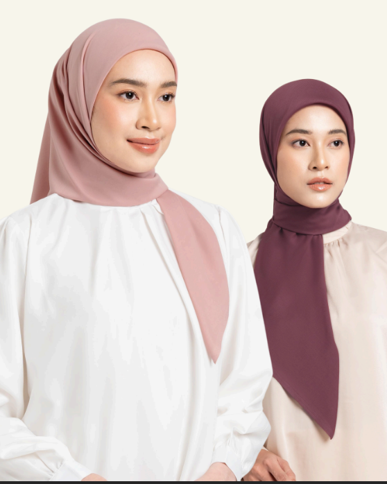 Plain Twill New Colors - Hijab Segiempat Paris Japan Premium