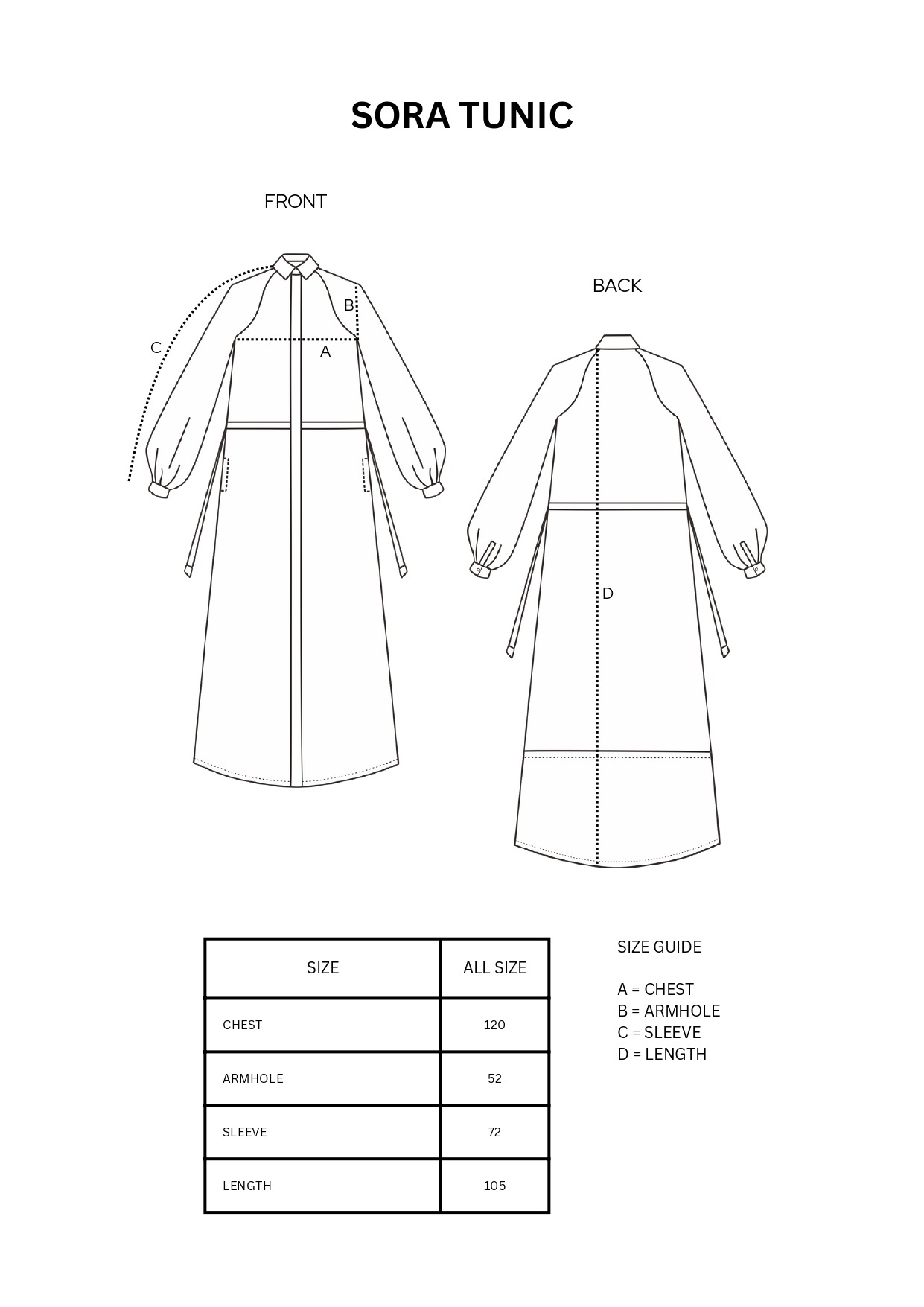 Sora Tunic - Tunik Flowy Premium