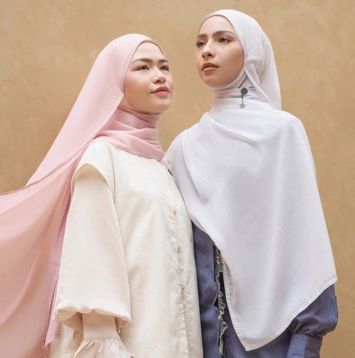 Image of Floe Pashmina Slub - Pashmina Flowy Premium