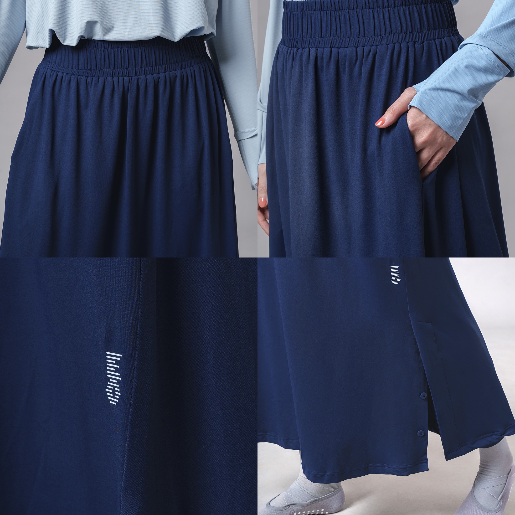 EasyOn Kaia Legging Skirt - Celana Legging Rok Olahraga