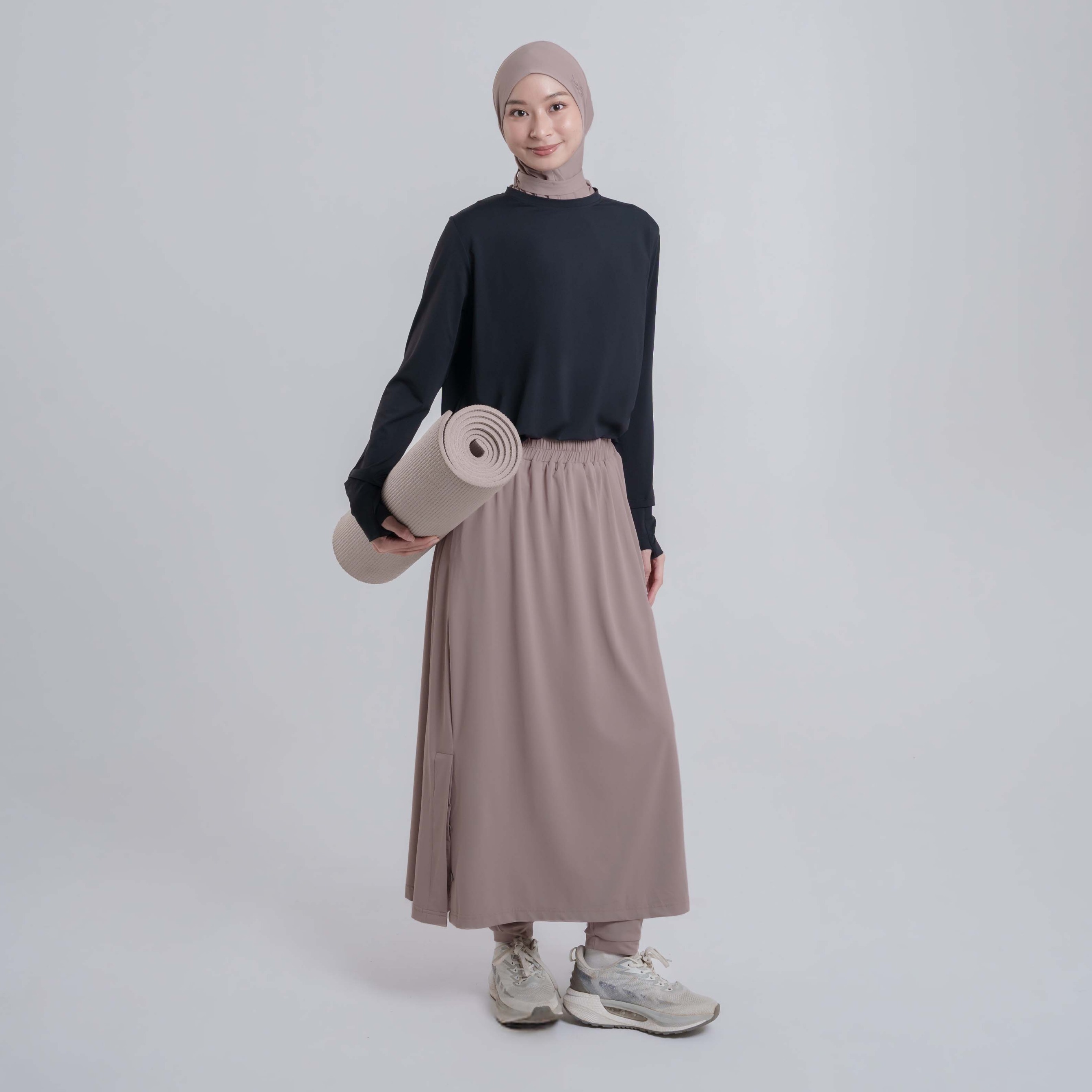 EasyOn Kaia Legging Skirt - Celana Legging Rok Olahraga