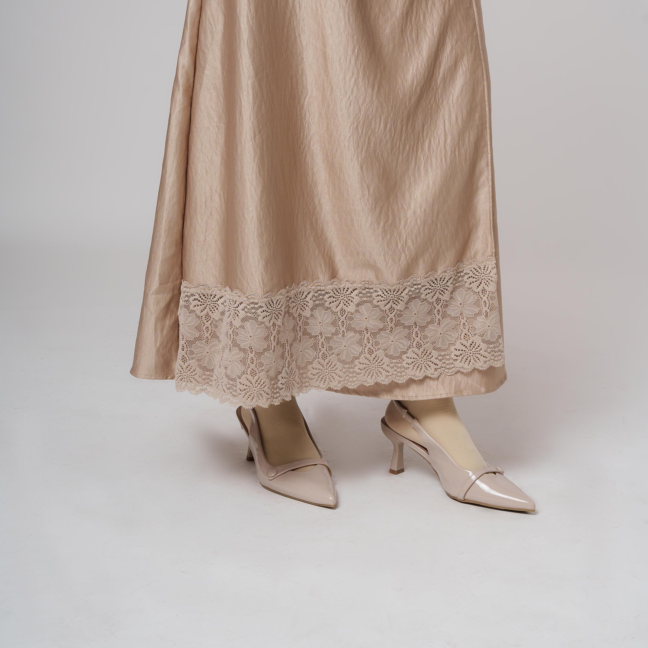 Hilya Skirt - Rok Satin Silk Premium