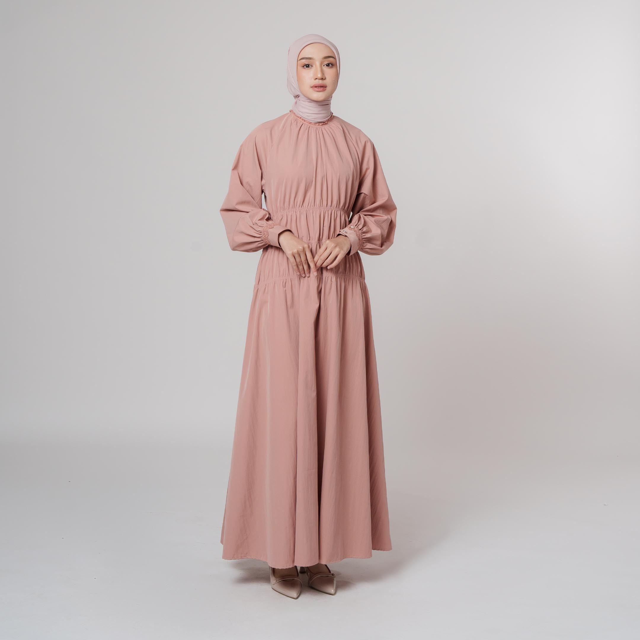 Kalwa Dress - Dress Polos Panjang Premium