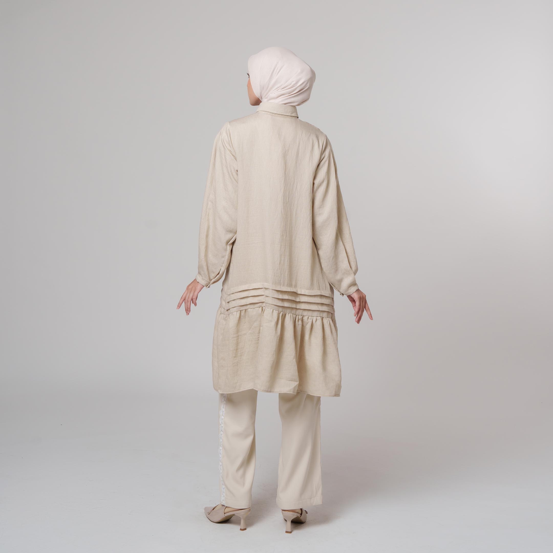 Kyna Tunic - Tunik Pleats Wanita