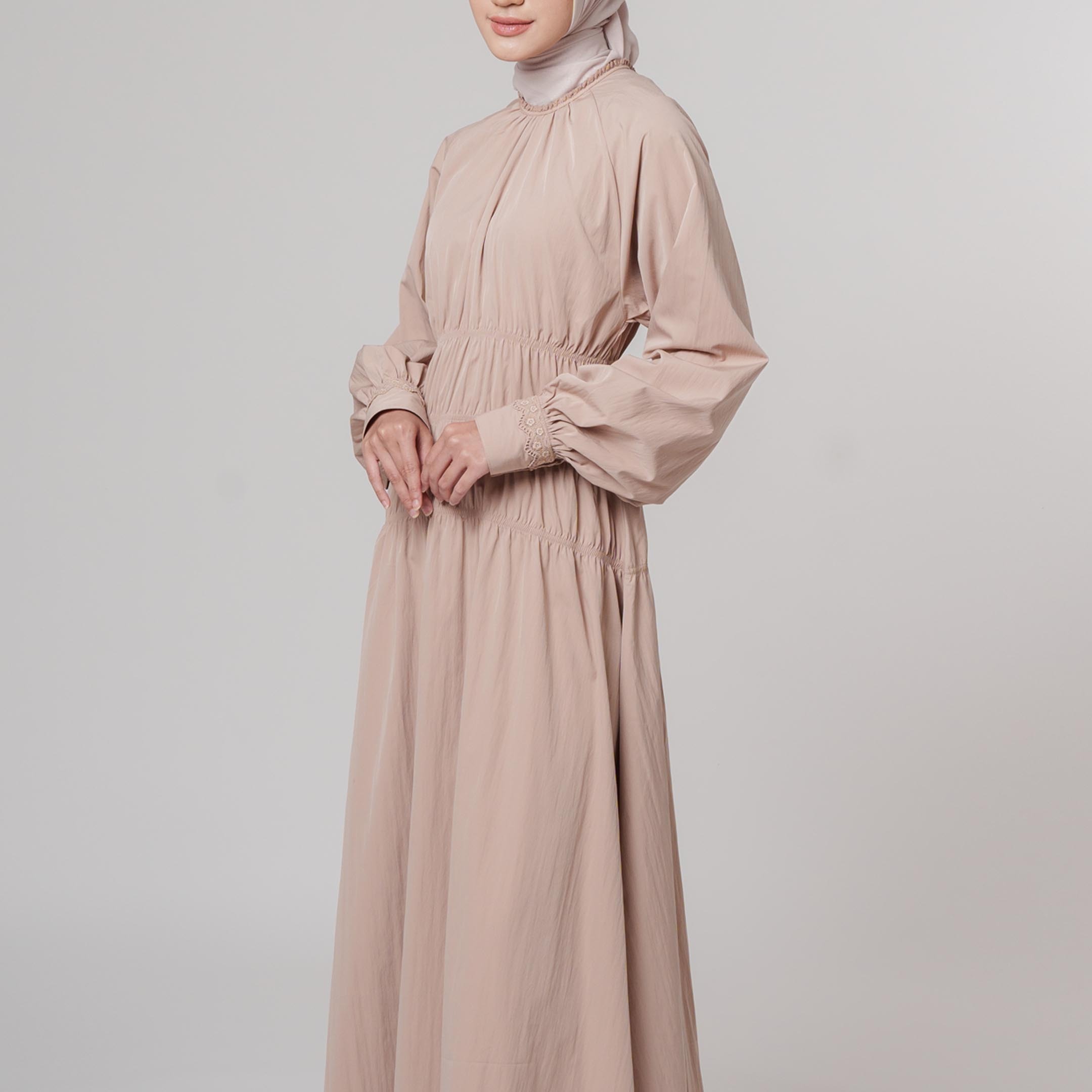 Kalwa Dress - Dress Polos Panjang Premium