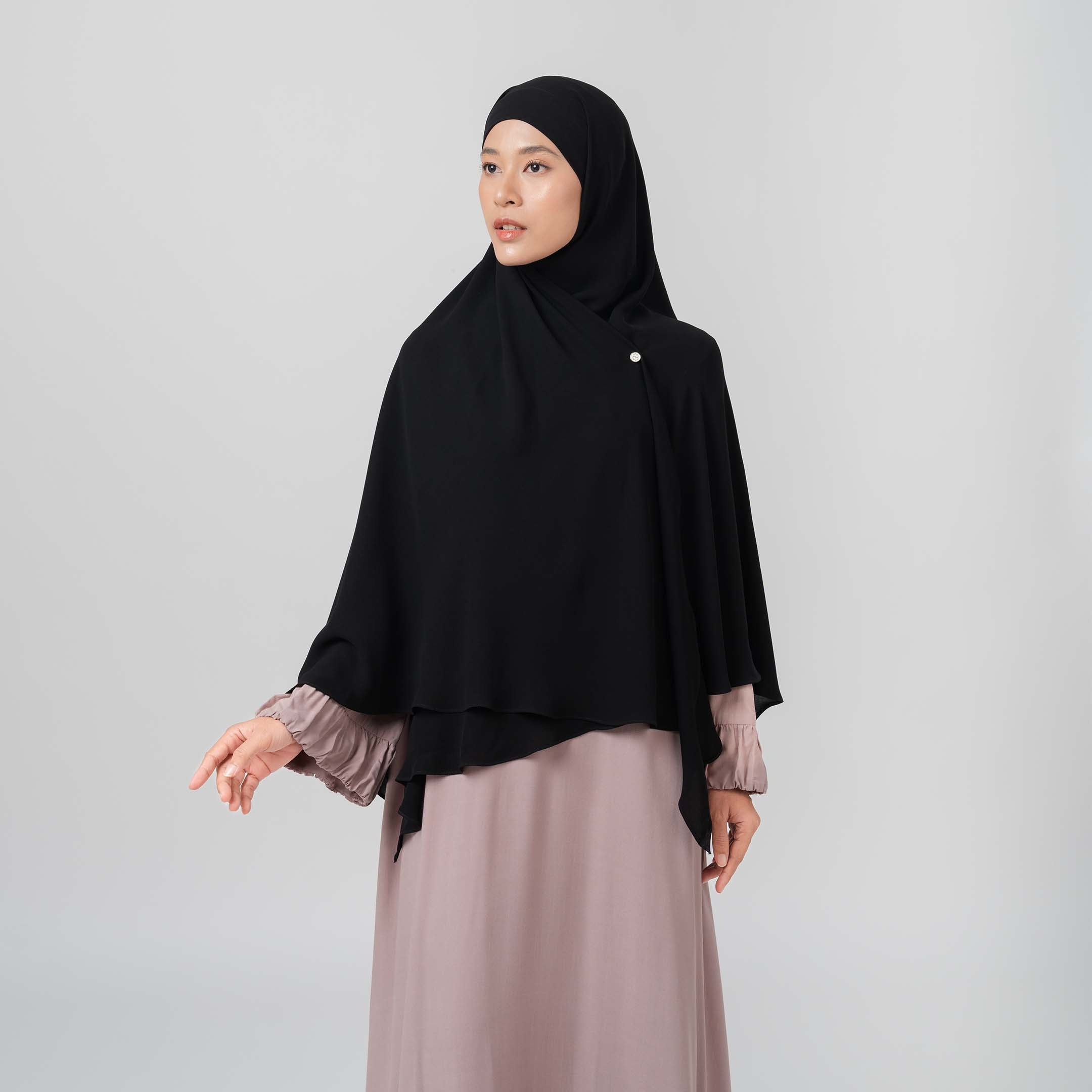 Azalia Khimar - Kerudung segiempat syar’i instan