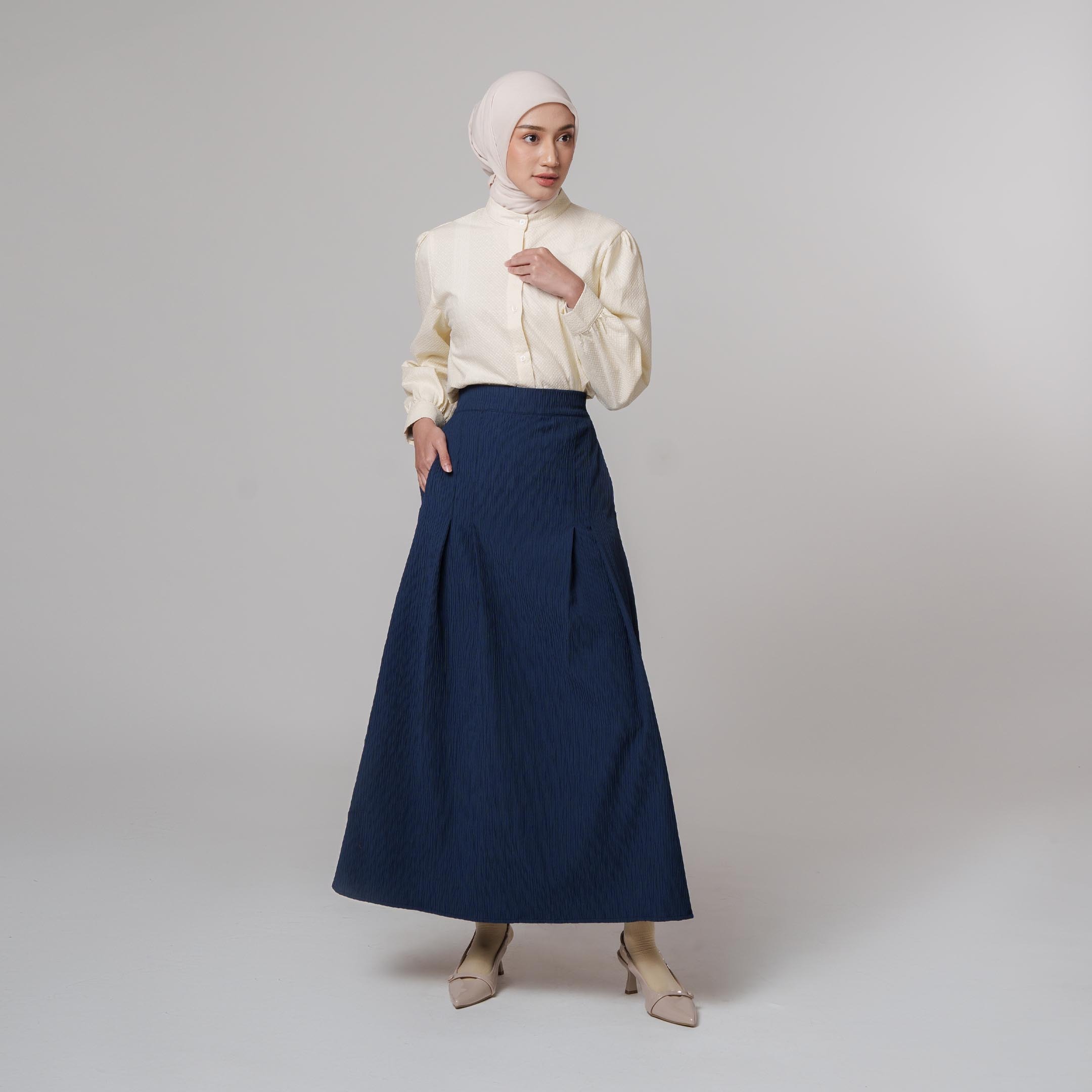 Madina Skirt - Rok Panjang Wanita Satin Silk Premium