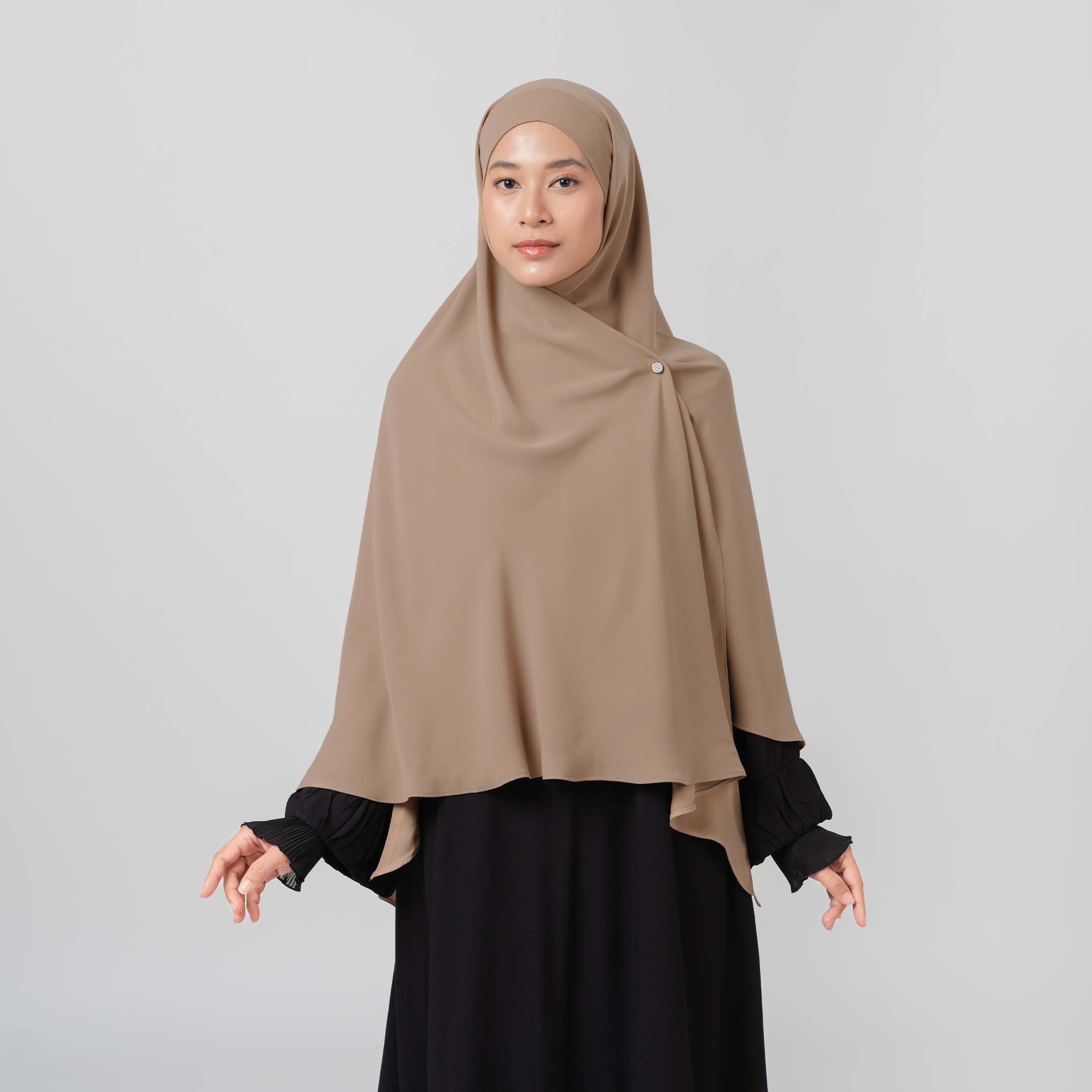 Azalia Khimar - Kerudung segiempat syar’i instan