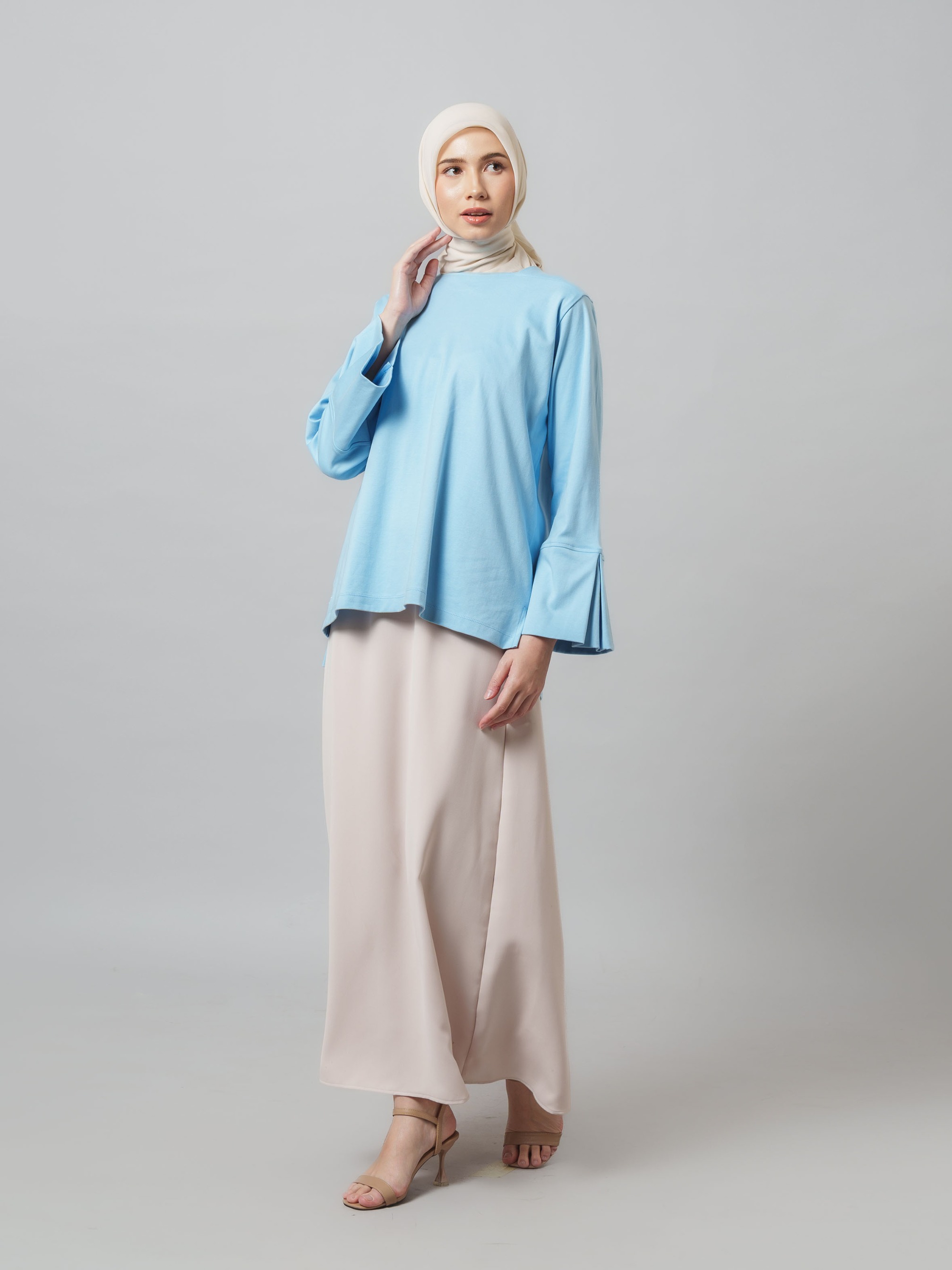 Sera Top - Blouse Polos Lengan Panjang