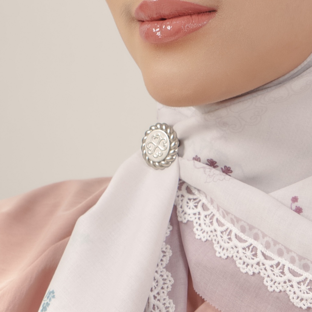Sabira Brooch Set - Bros/Pin Hijab Fashion Wanita Elegan Premium