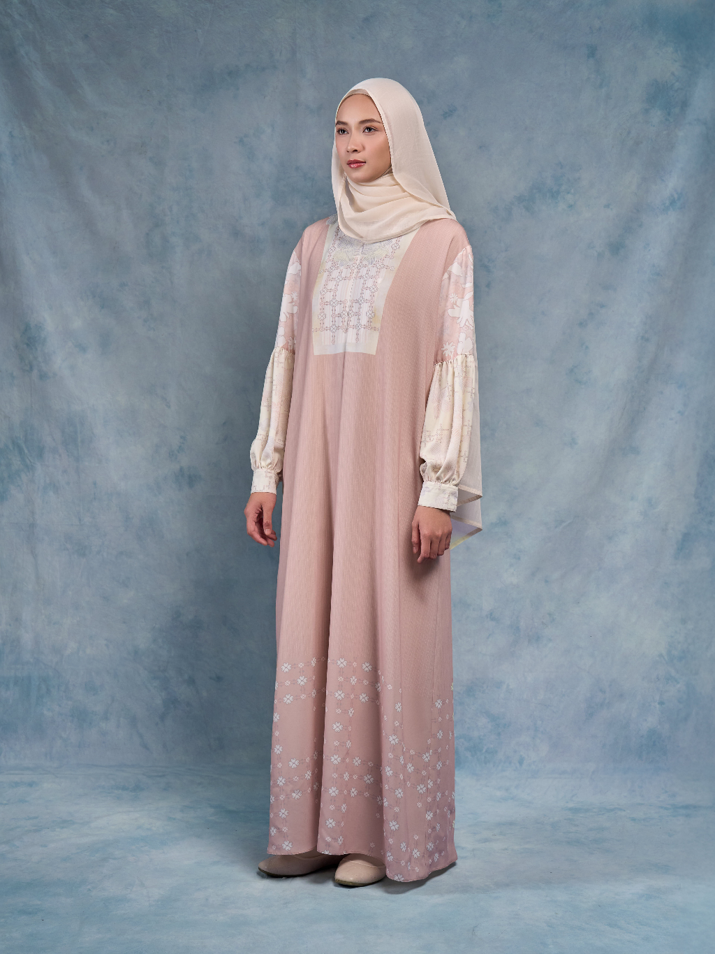Athira Dress - Dress Motif Bunga