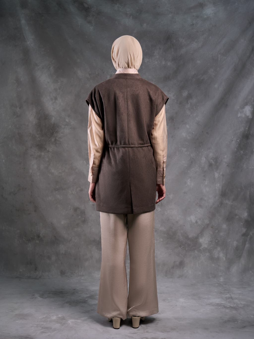 Maysa Vest - Suede Outer Premium