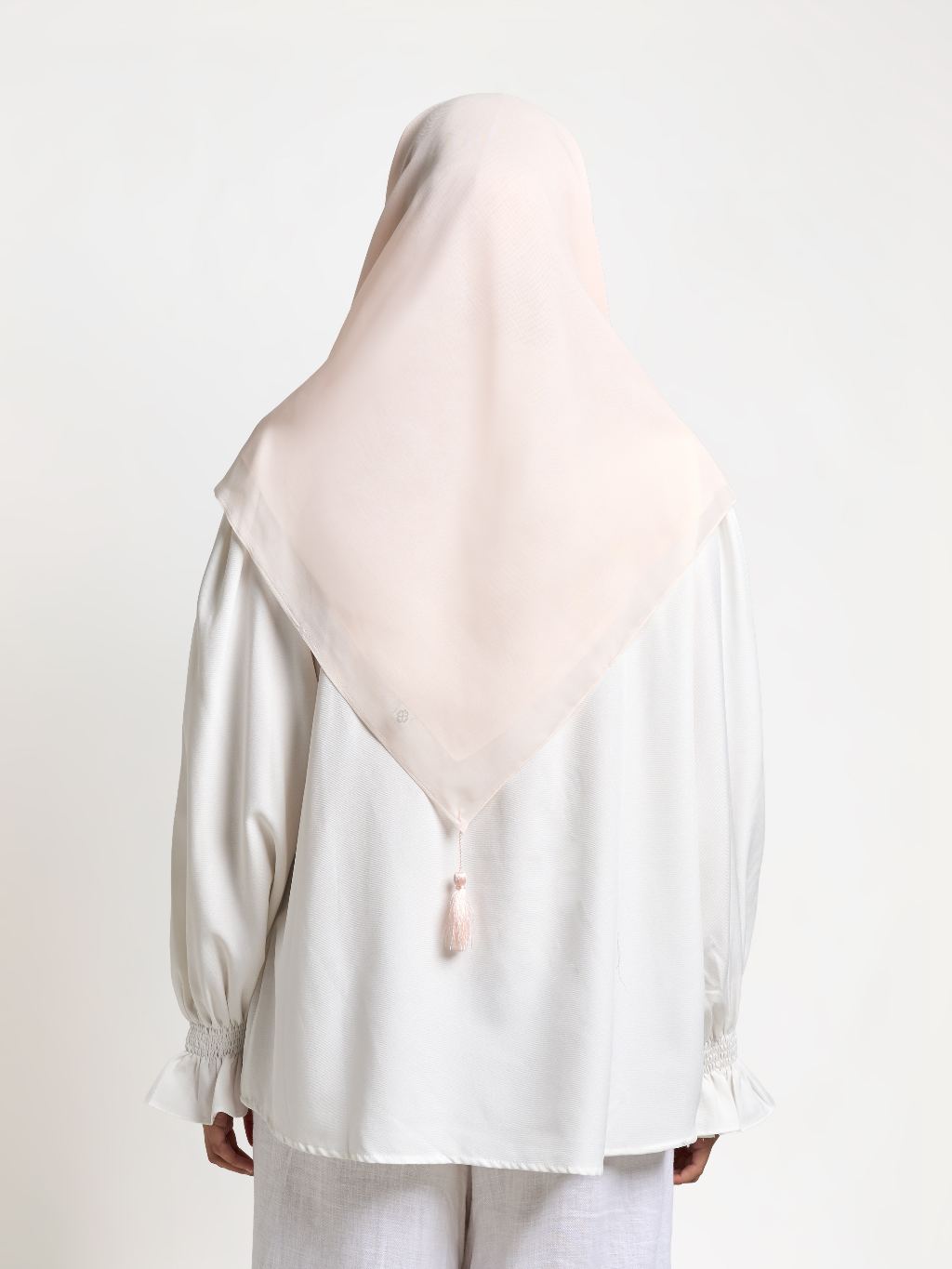 Plain Tassel - Hijab Segiempat Paris Jepang Premium Ronce 115 x 115 cm