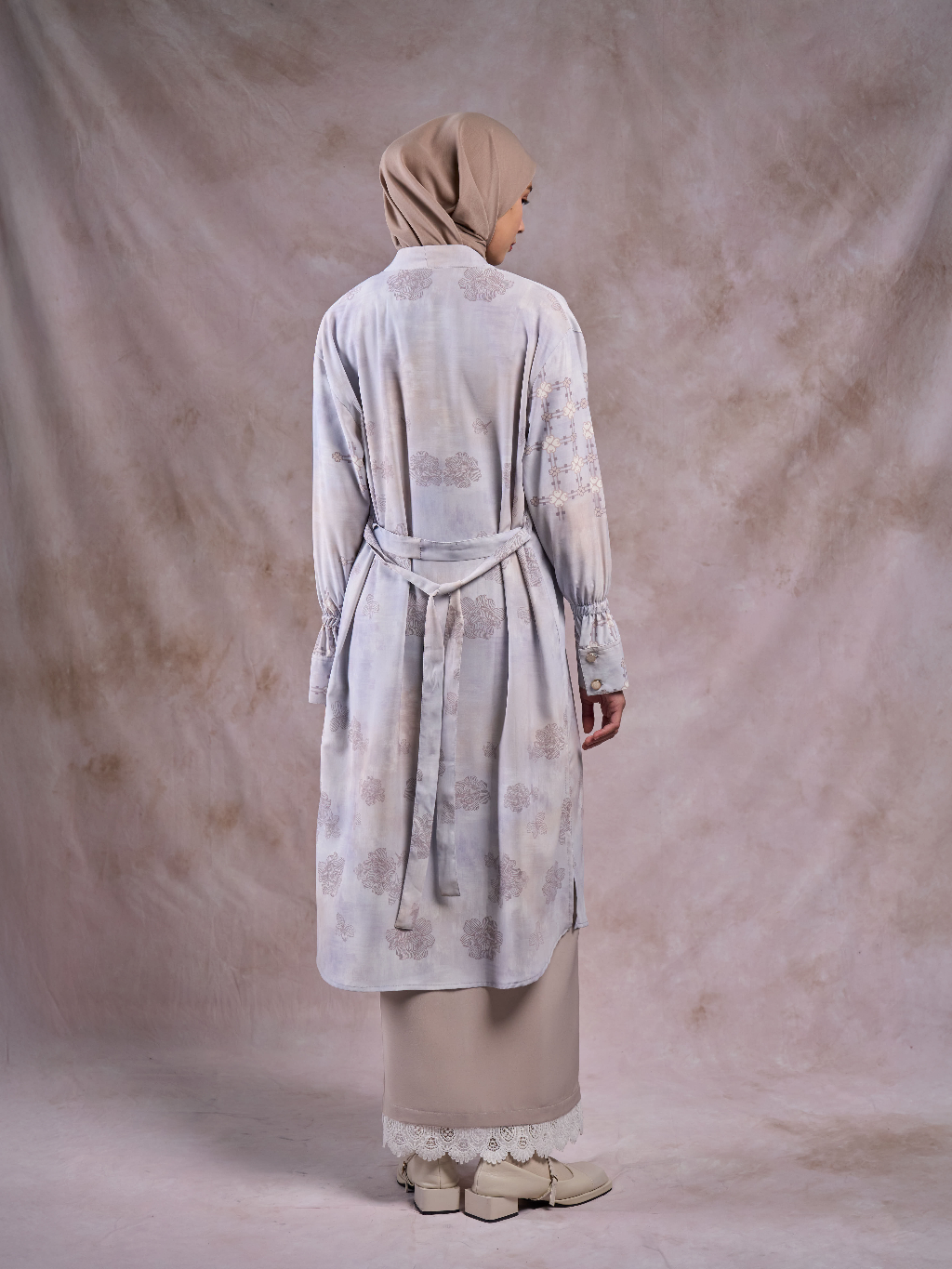 Qamila Tunic - Tunik Motif Bunga