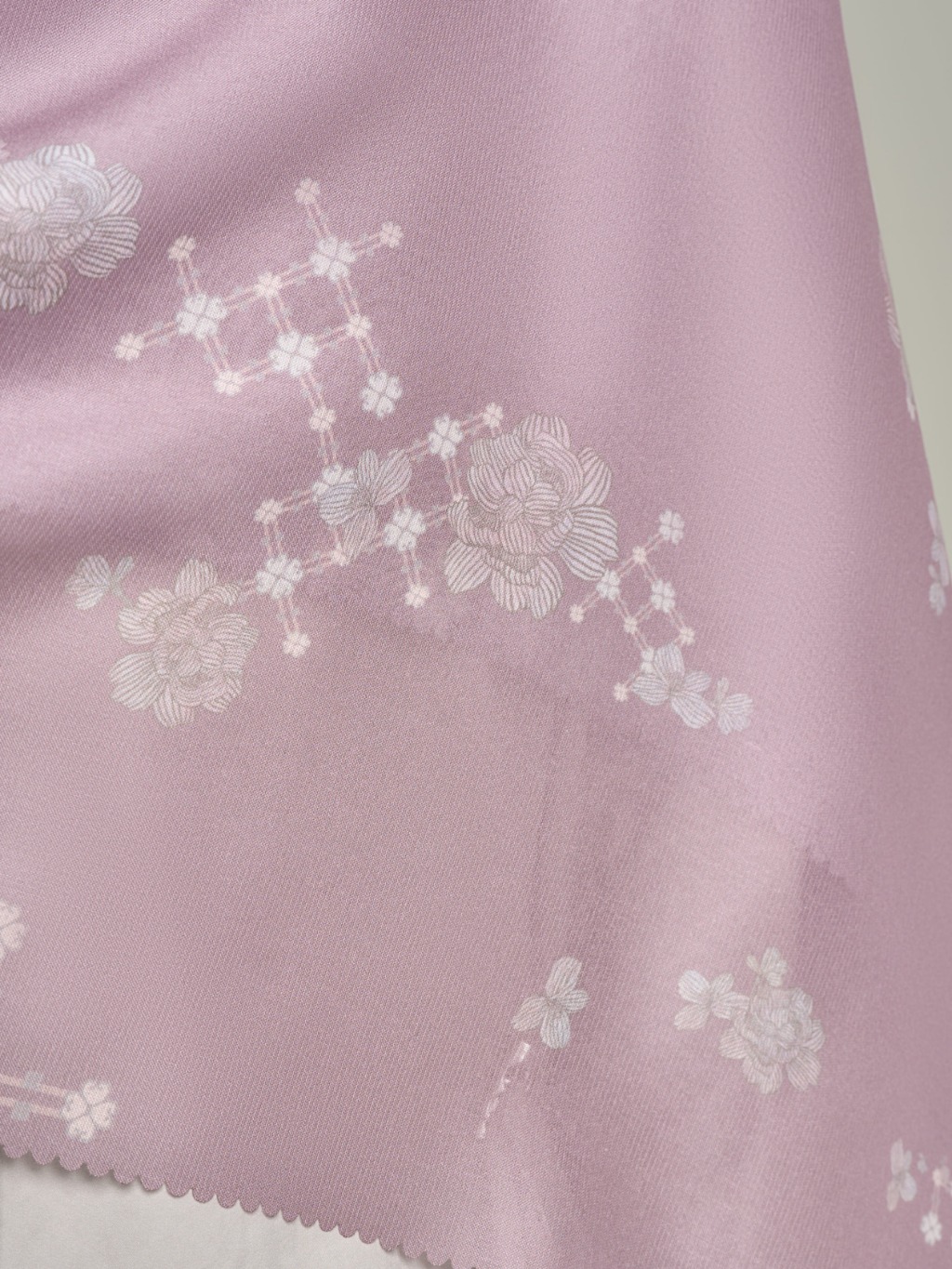 Selaras Scarf Syar'i - Hijab Printing Bunga Premium