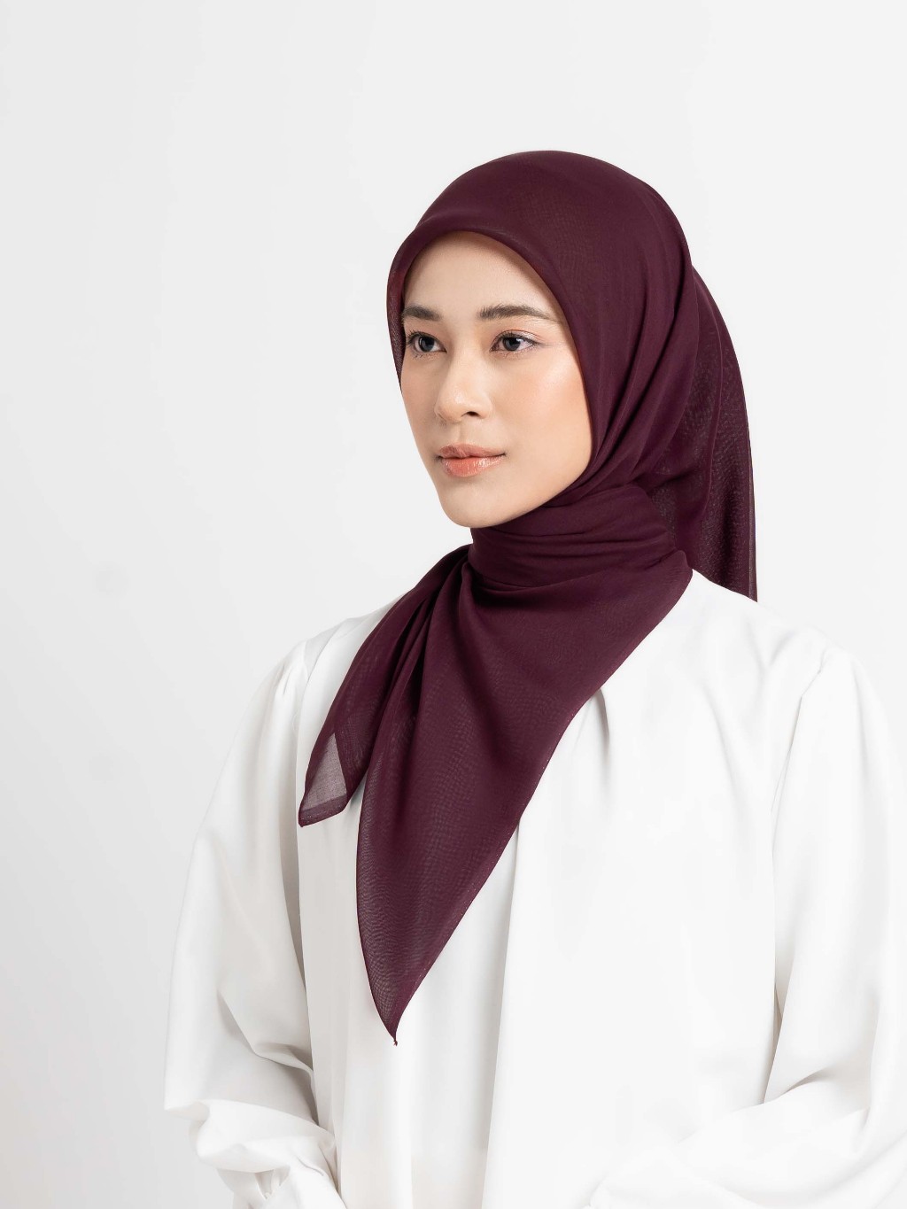 (RESTOCK COLORS) Plain Paris - Hijab Segiempat Paris Jepang Premium