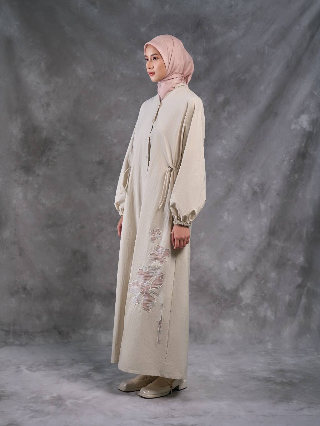 Samira Dress - Dress Bordir Bunga