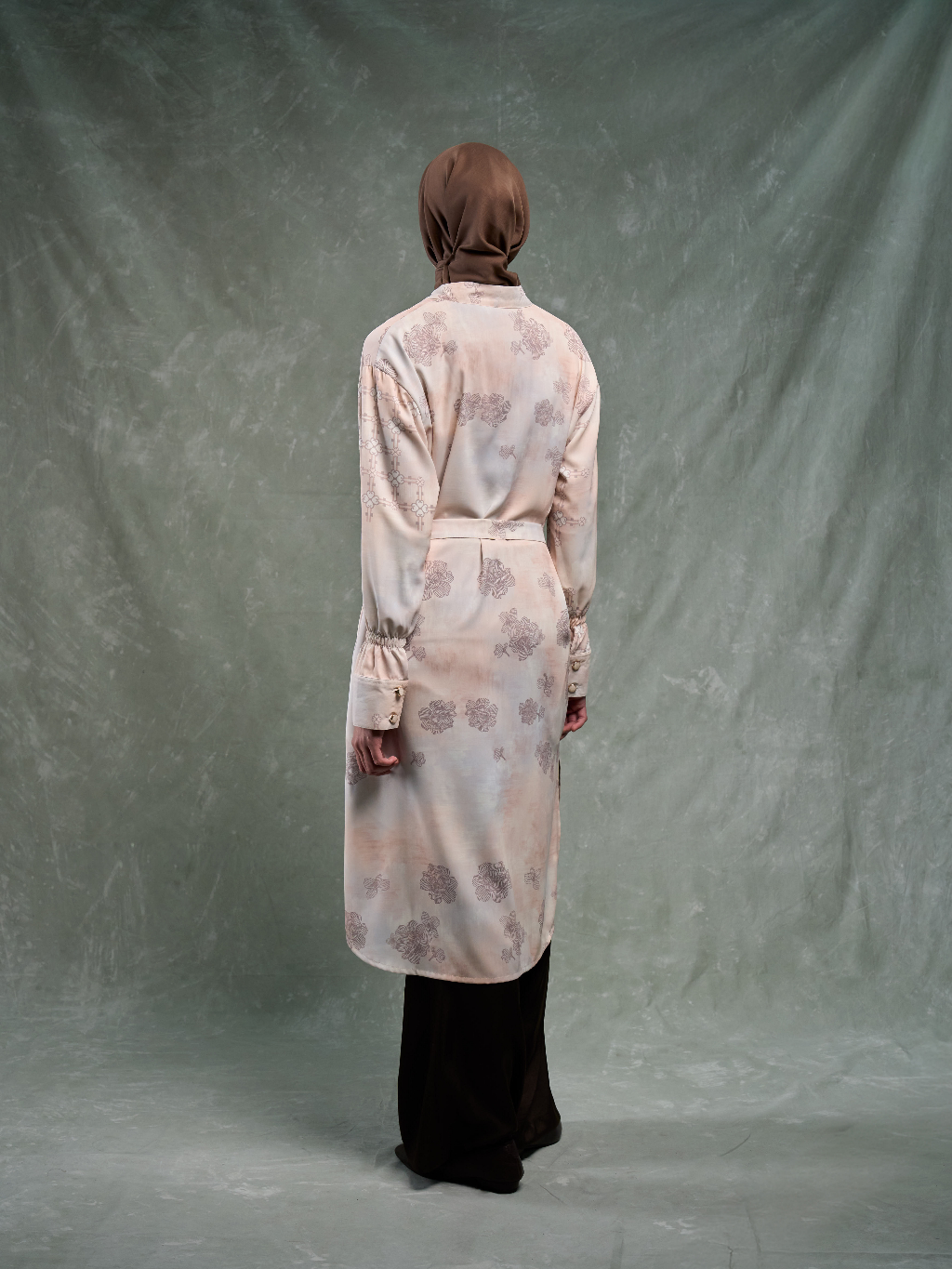 Qamila Tunic - Tunik Motif Bunga