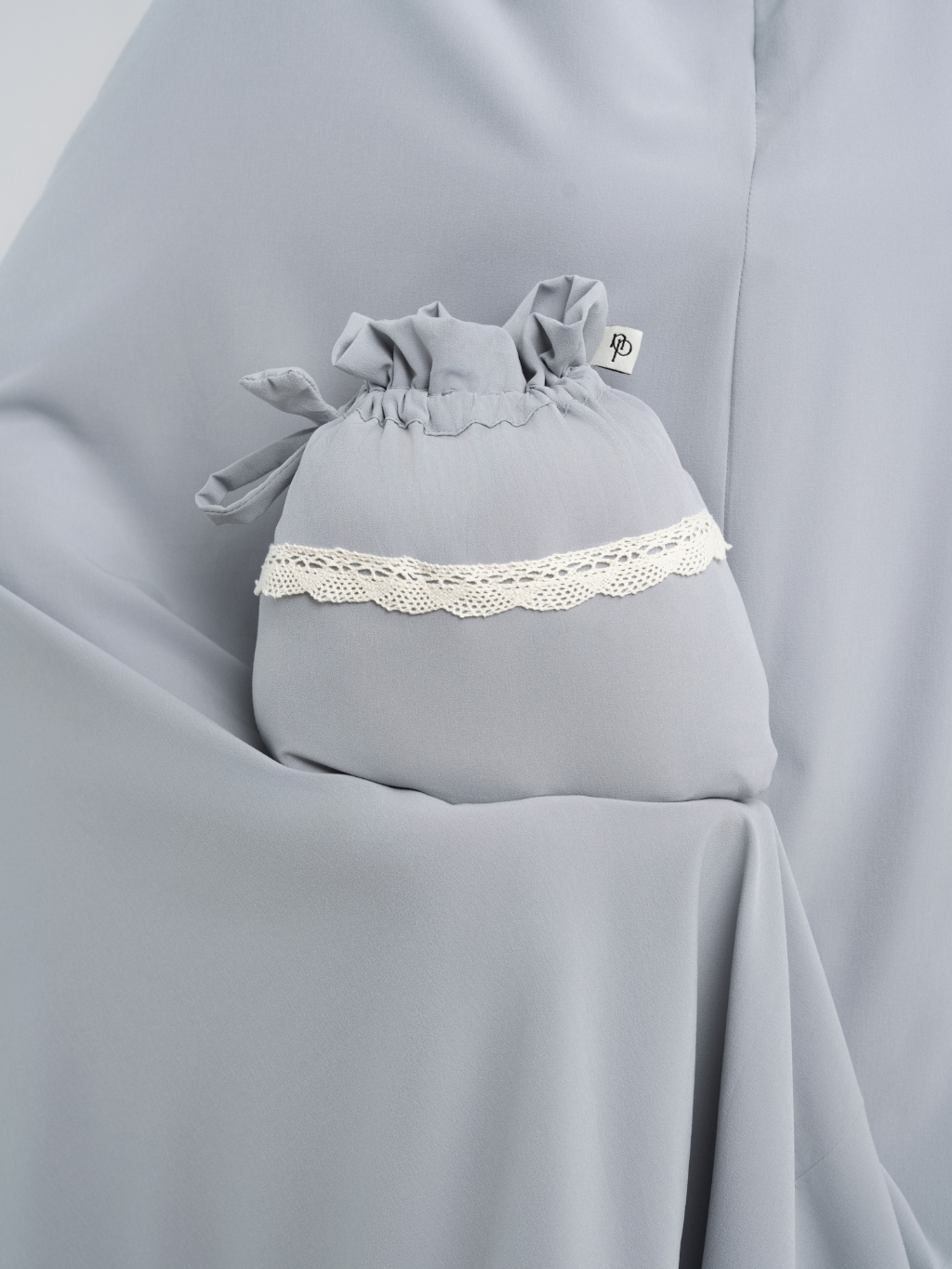 Samara Lace 1 tone Prayer Set - Mukena Travel Premium