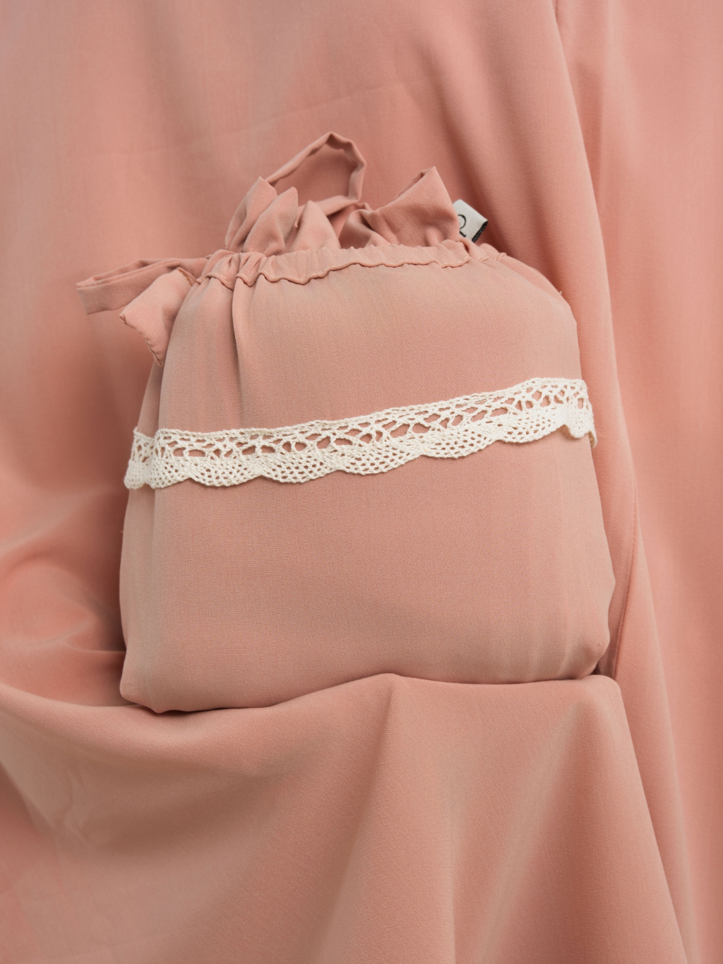 Samara Lace 2 tone Prayer Set - Mukena Travel Premium