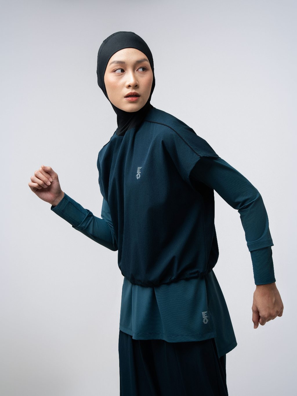 EasyOn Eila Hijab Vest - Hijab Rompi Olahraga Anti UV