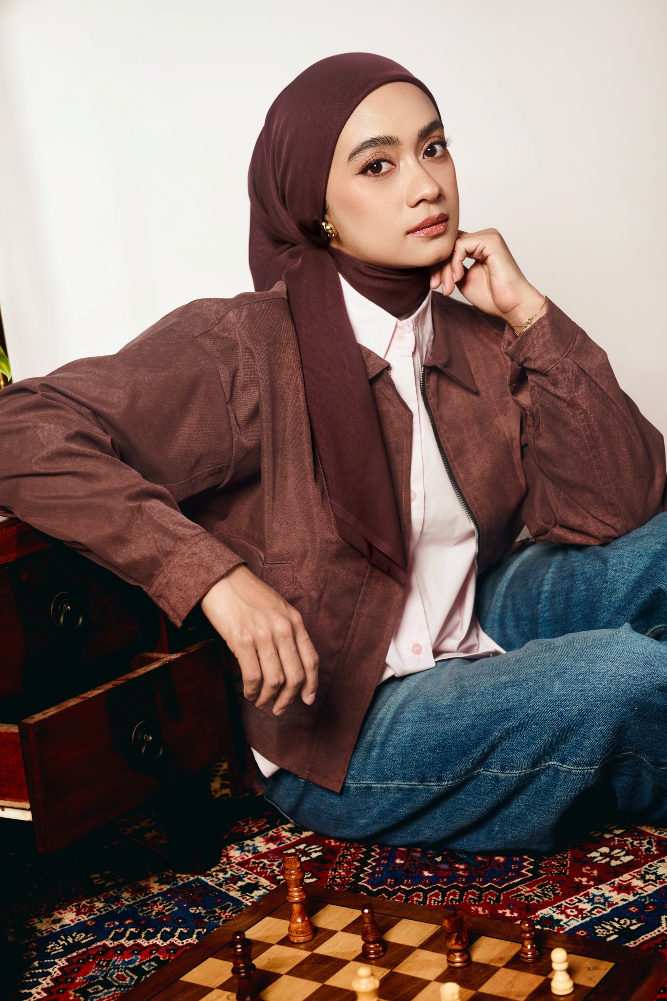 [ NEW COLORS ] Plain Paris - Hijab Segiempat Paris Jepang Premium