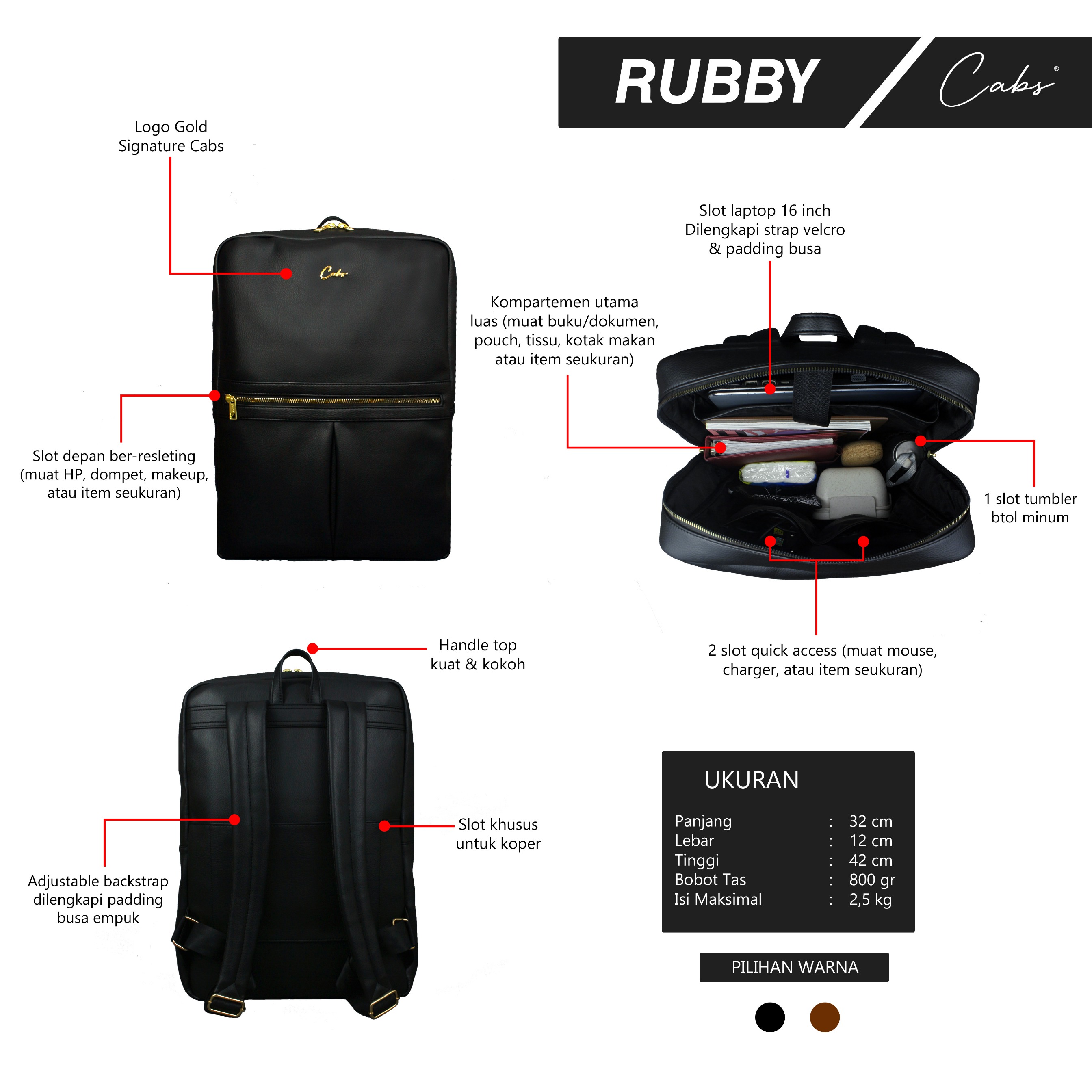 Tas Rubby - Original By Cabs