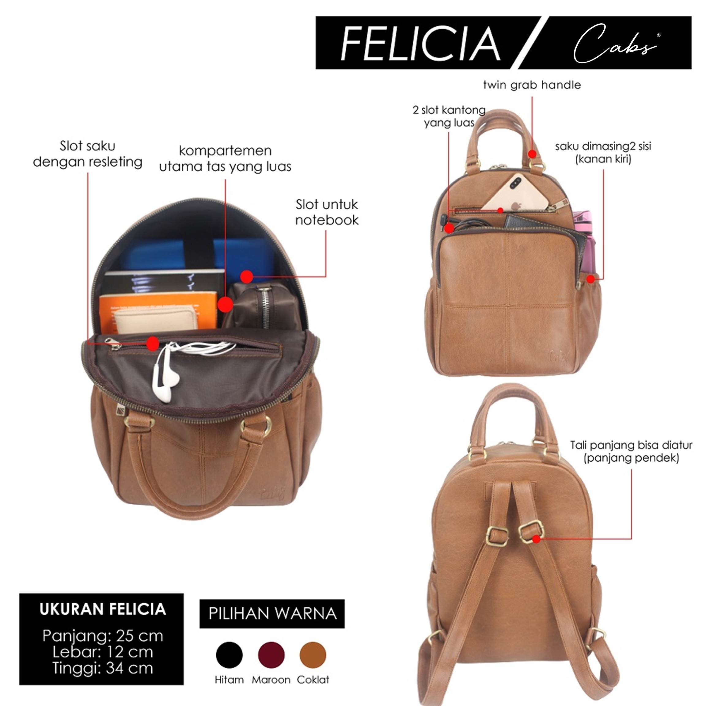 Tas Felicia - Original By Cabs