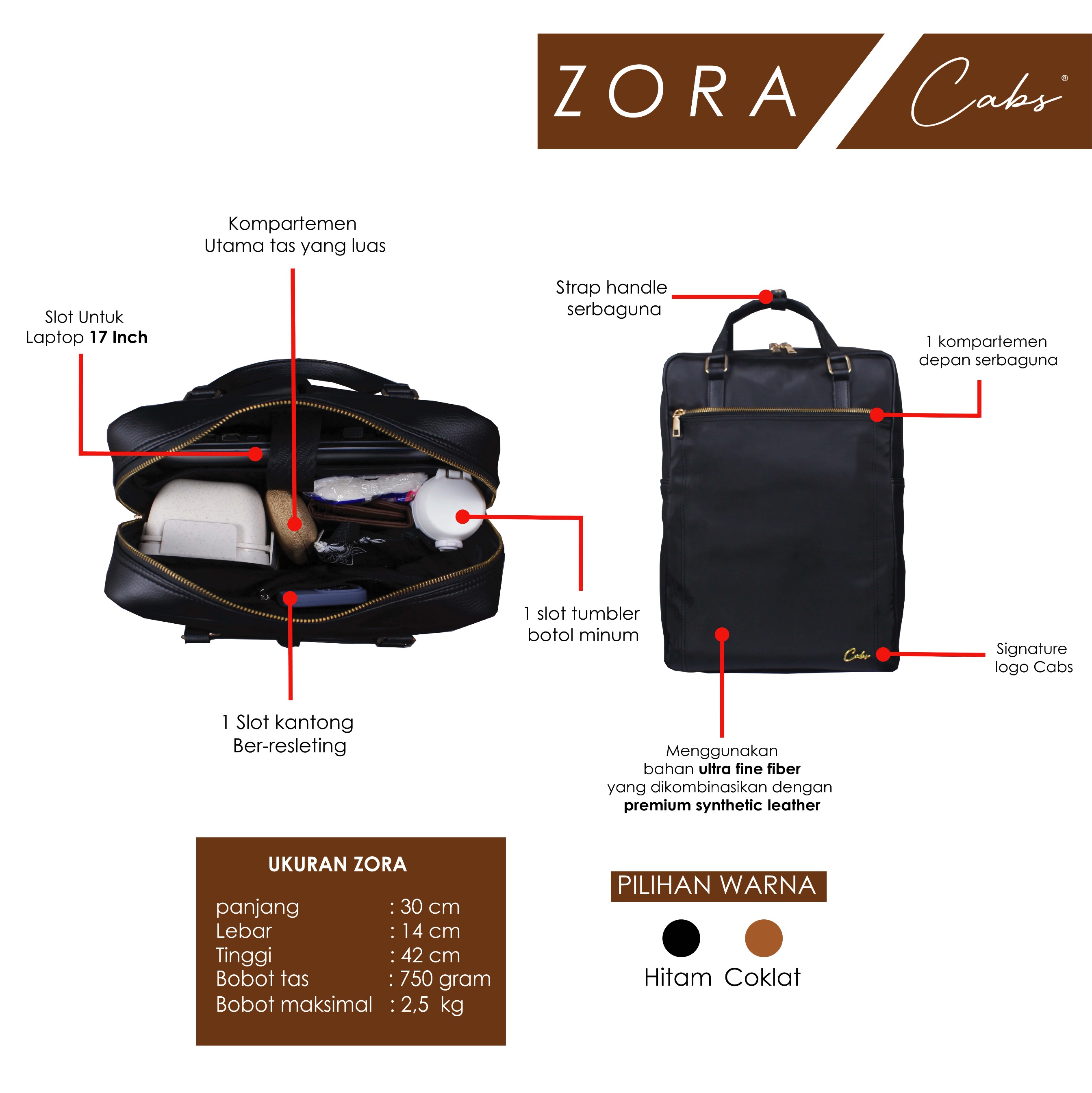Tas Zora - Original By Cabs